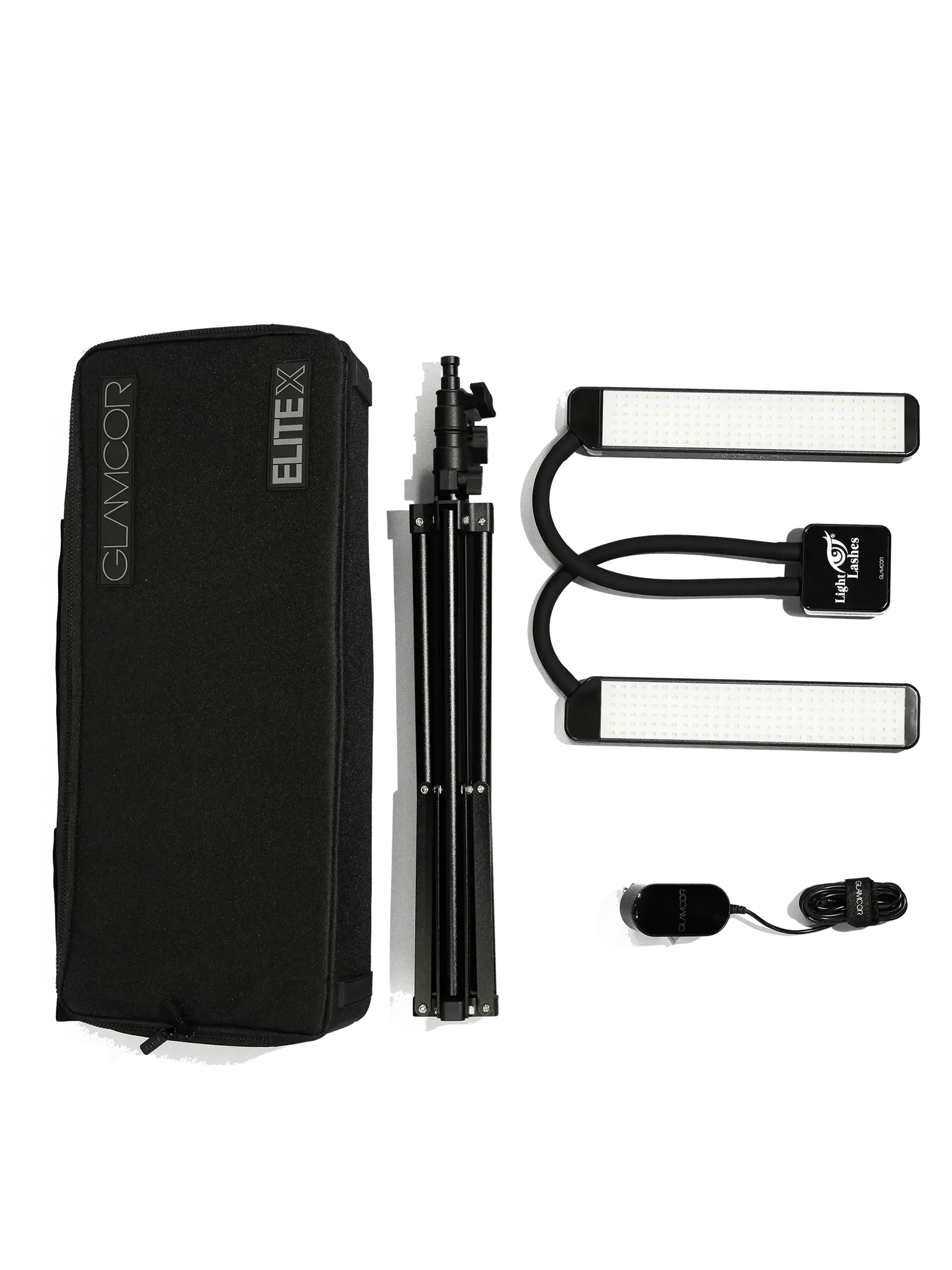 GLAMCOR® ELITE X MASTER – Lámpara LED Profesional con Dos Brazos Flexibles