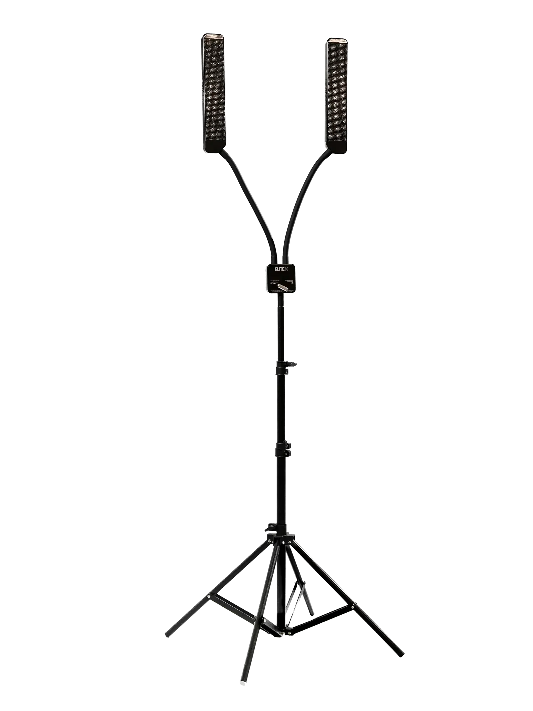 GLAMCOR® ELITE X SPARKLE EDITION – Lámpara LED Profesional con Dos Brazos Flexibles