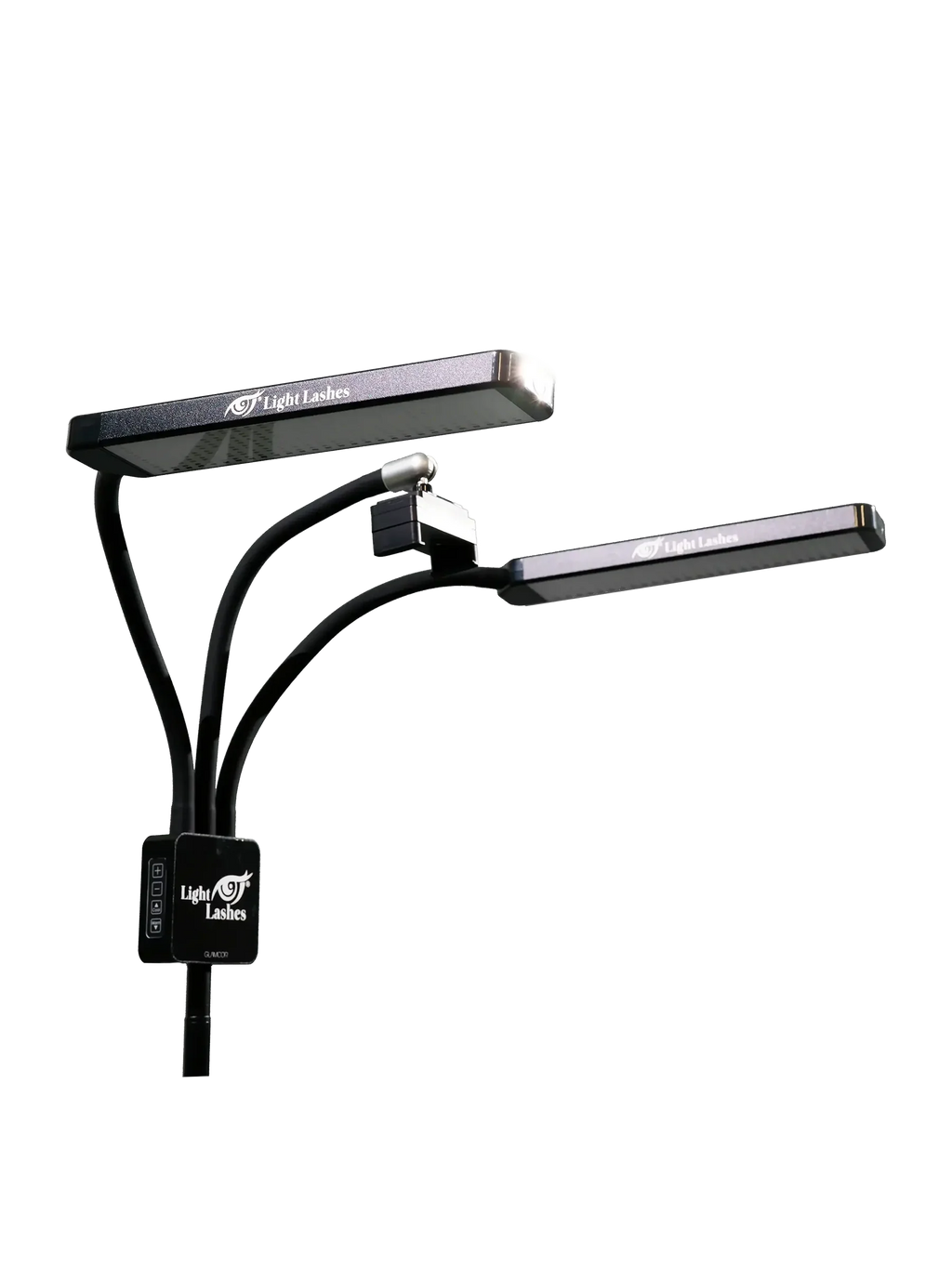 GLAMCOR® MULTIMEDIA X – Lámpara LED Profesional con Dos Brazos Flexibles y Soporte Multimedia