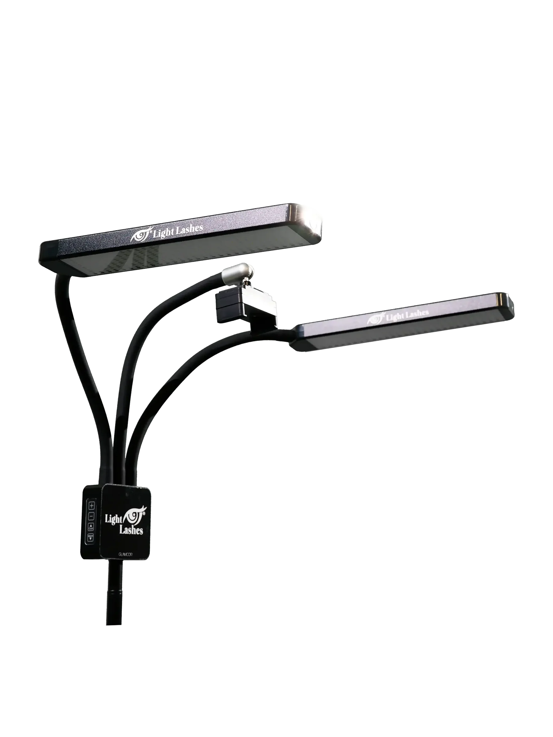 GLAMCOR® MULTIMEDIA X – Lámpara LED Profesional con Dos Brazos Flexibles y Soporte Multimedia