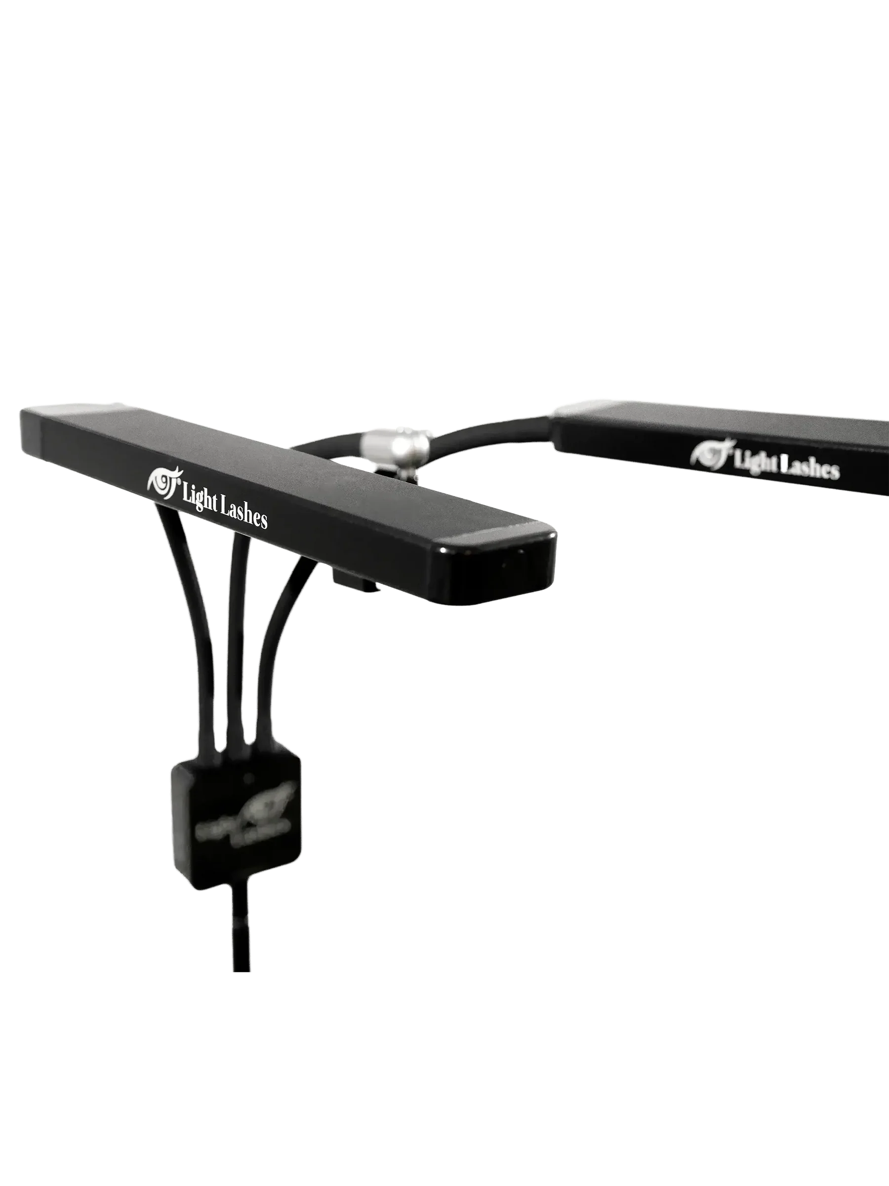 GLAMCOR® MULTIMEDIA X – Lámpara LED Profesional con Dos Brazos Flexibles y Soporte Multimedia