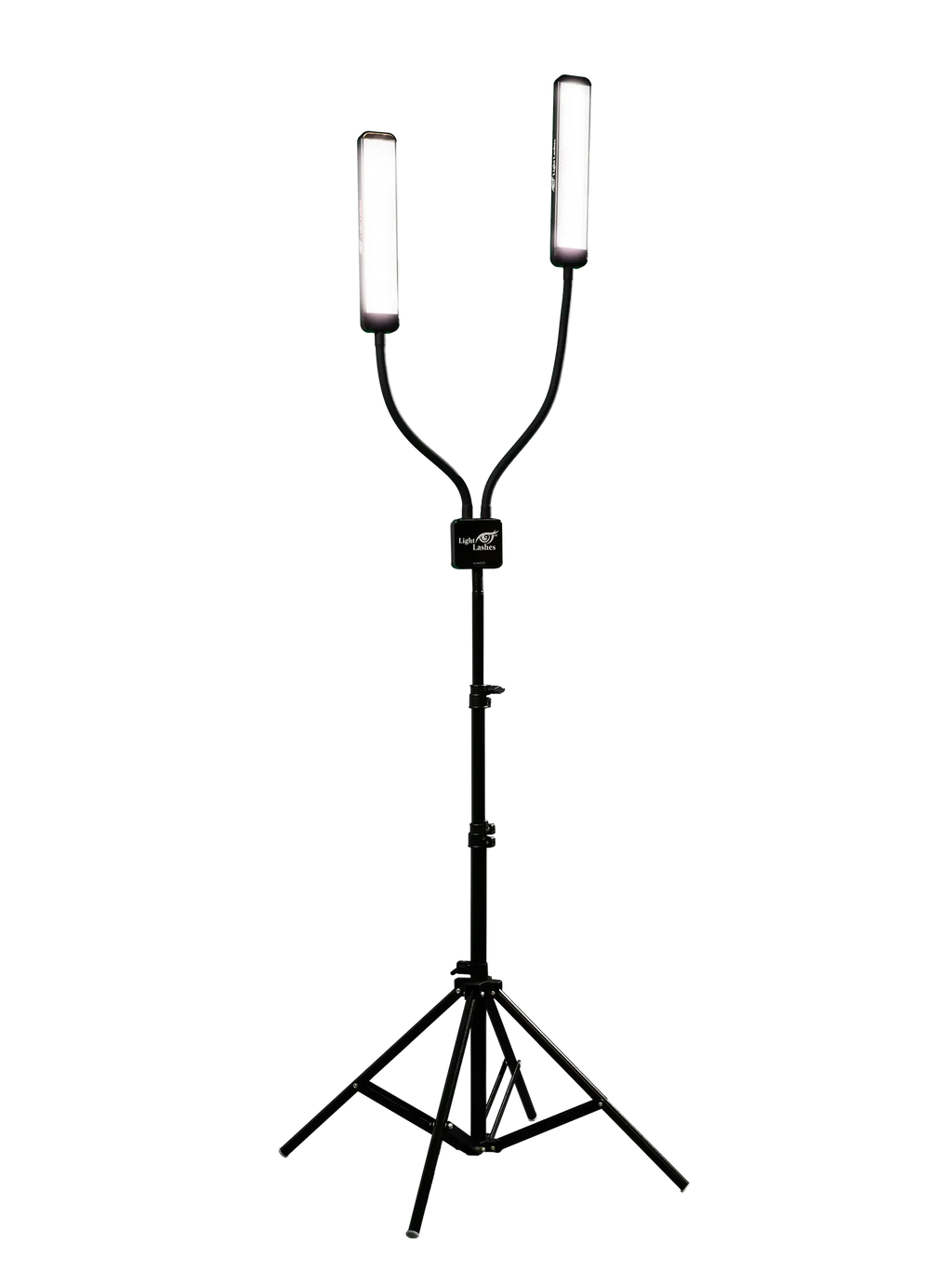 GLAMCOR® KIT REVOLUTION X SPARKLE + MEDIA MOUNT – Lámpara LED Profesional con Brazo Multimedia