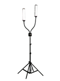 GLAMCOR® KIT REVOLUTION X SPARKLE + MEDIA MOUNT – Lámpara LED Profesional con Brazo Multimedia
