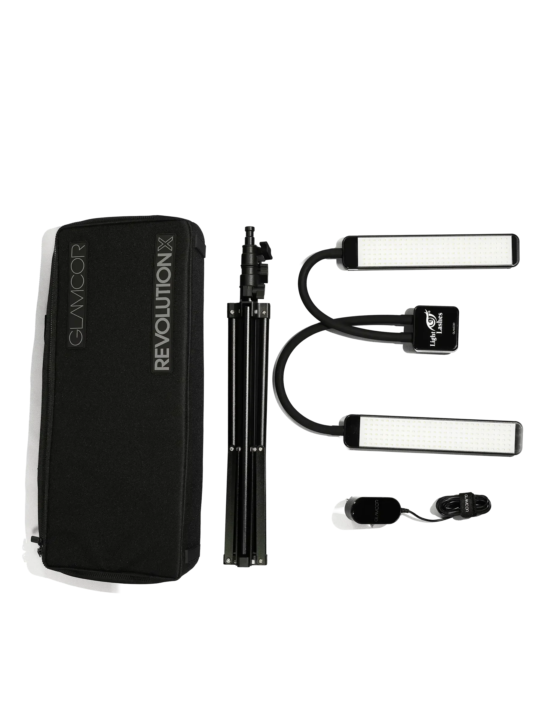 GLAMCOR® REVOLUTION X – Lámpara LED Profesional con Dos Brazos Flexibles