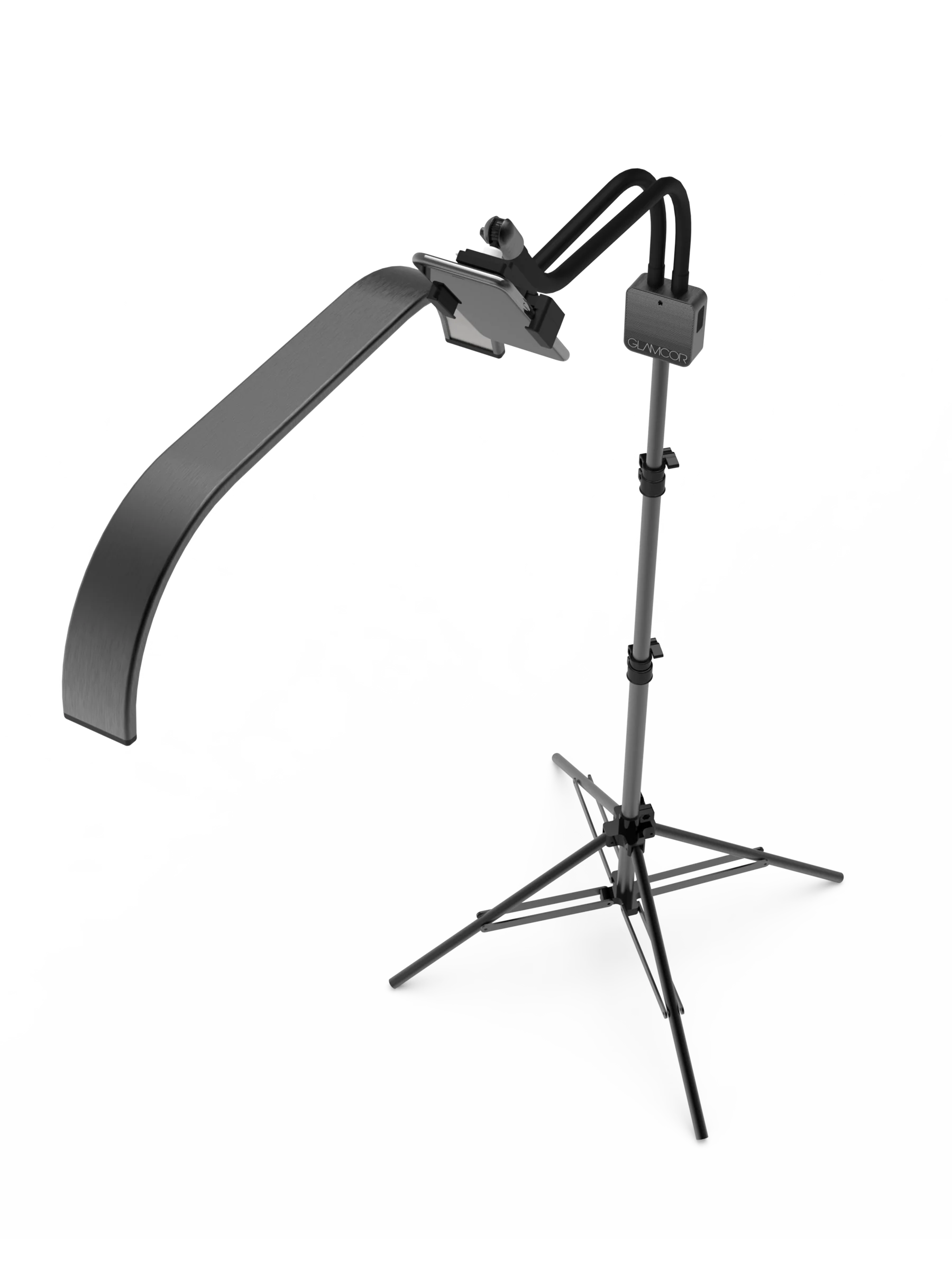 GLAMCOR® HORIZON – Lámpara LED Profesional con Soporte Telescópico de Aluminio