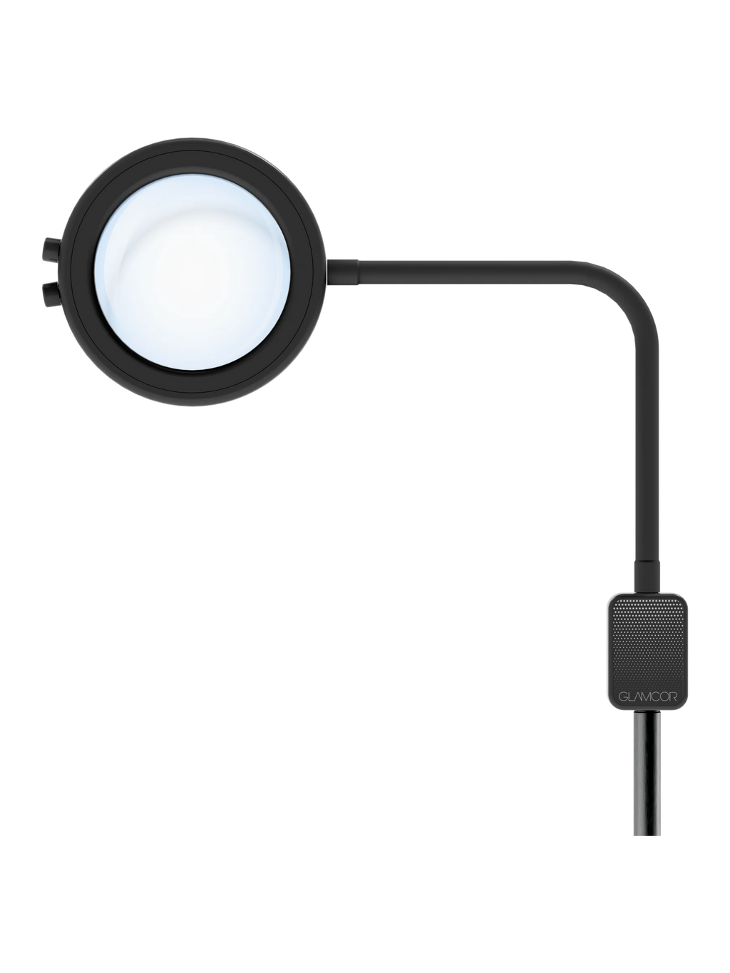 GLAMCOR® SATURN – Lámpara LED Profesional con Lente de Aumento y Soporte Telescópico de Aluminio