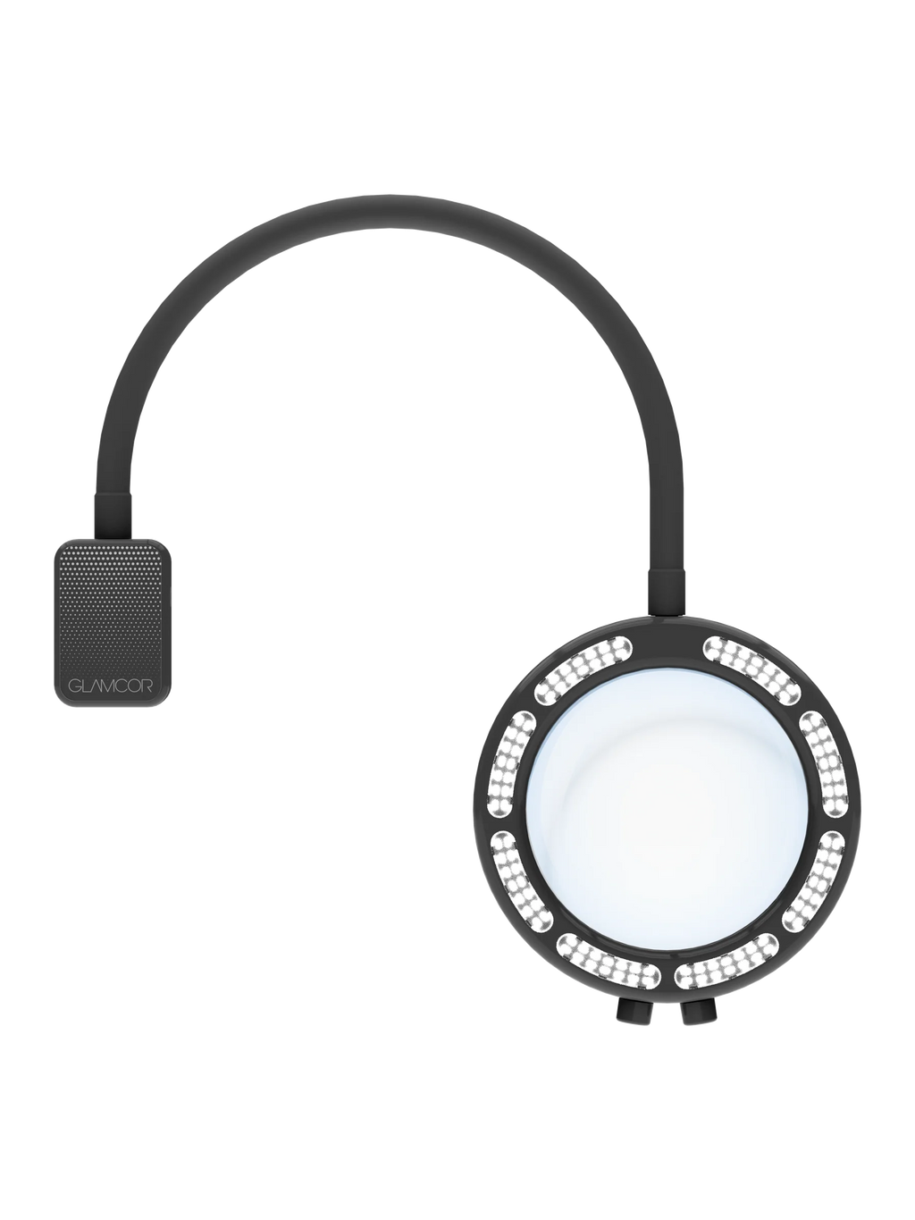 GLAMCOR® SATURN – Lámpara LED Profesional con Lente de Aumento y Universal Flat Base