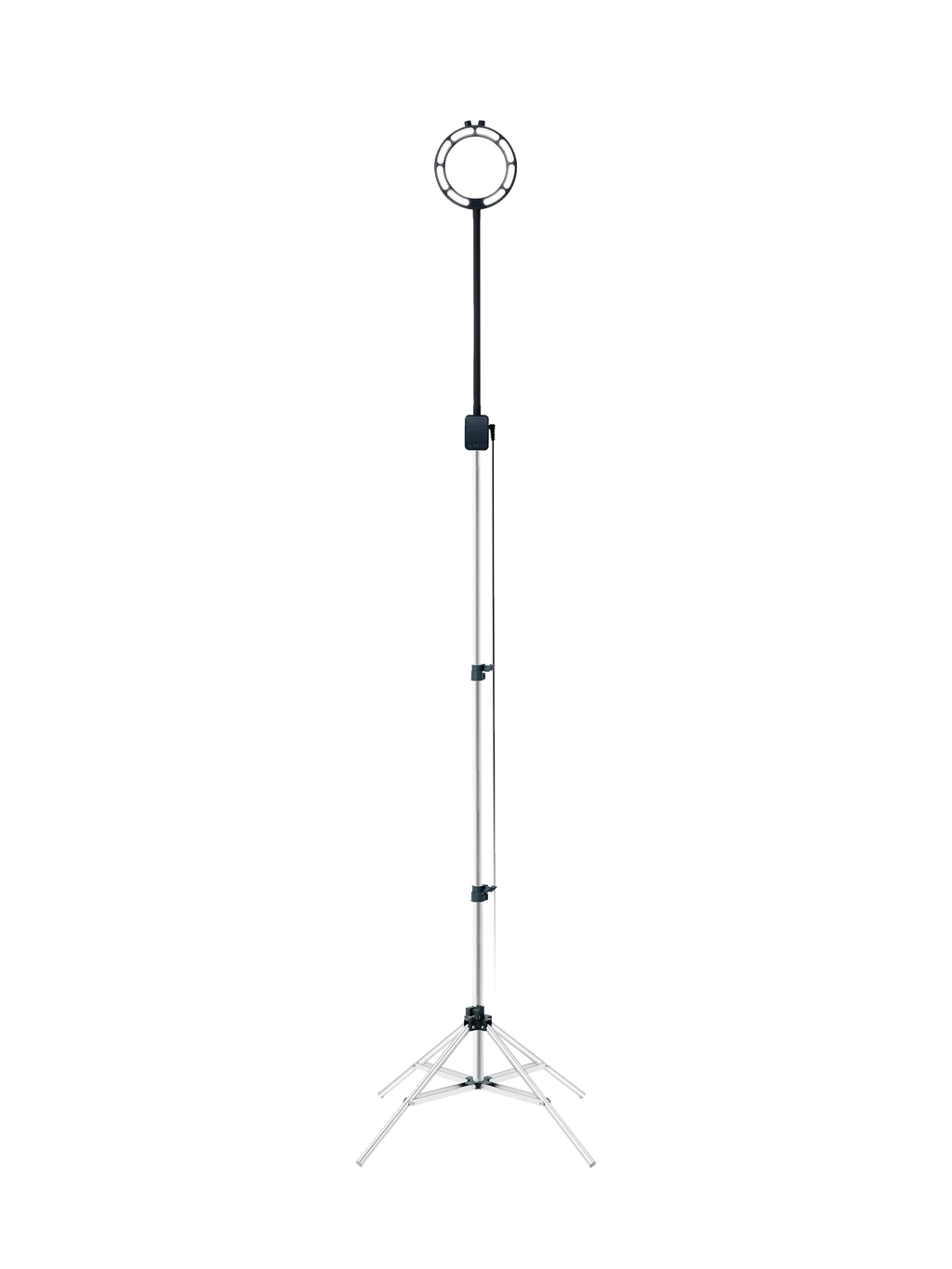GLAMCOR® SATURN – Lámpara LED Profesional con Lente de Aumento y Soporte Telescópico de Aluminio