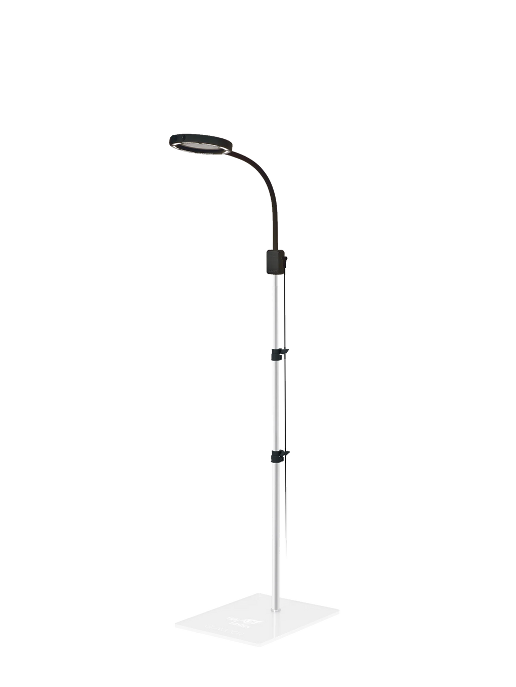 GLAMCOR® SATURN – Lámpara LED Profesional con Lente de Aumento y Universal Flat Base