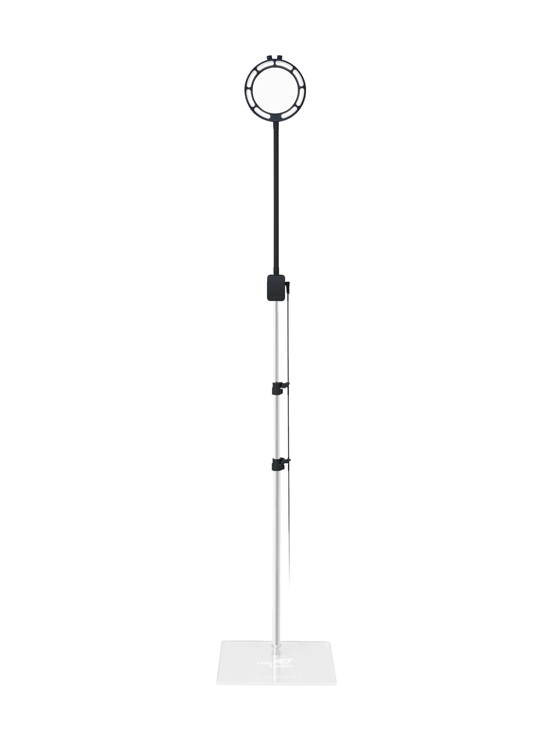 GLAMCOR® SATURN – Lámpara LED Profesional con Lente de Aumento y Universal Flat Base