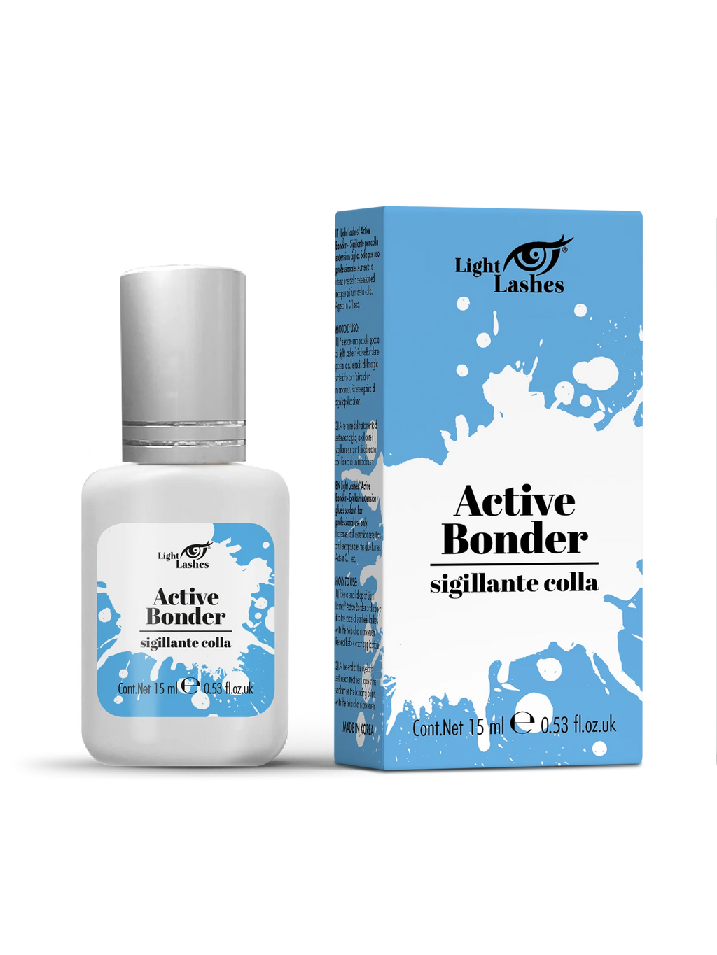 LIGHT LASHES® ACTIVE BONDER – Sellador para Adhesivo de Extensiones de Pestañas 15 ml