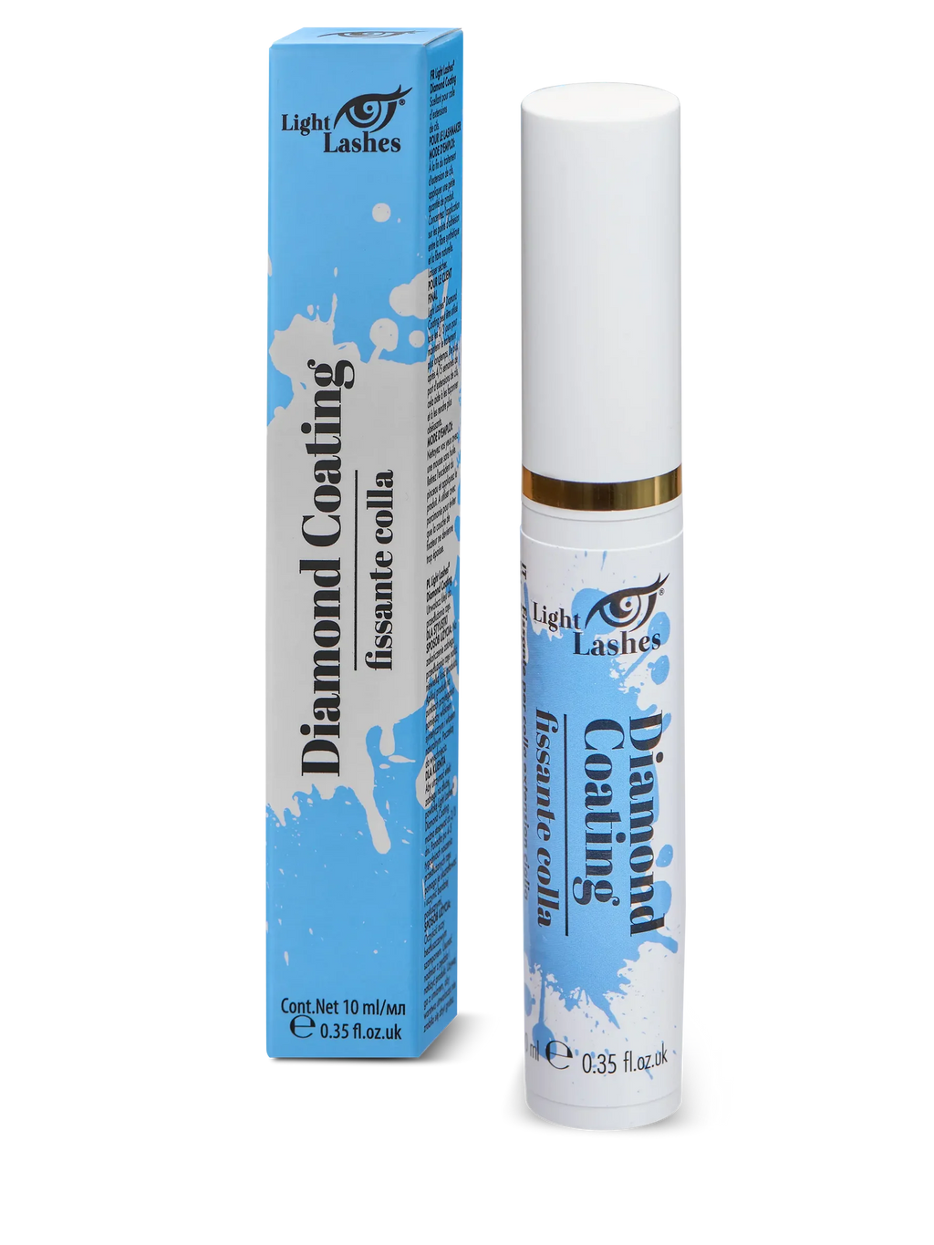 LIGHT LASHES® DIAMOND COATING – Sellador para Adhesivo de Extensiones de Pestañas 10 ml