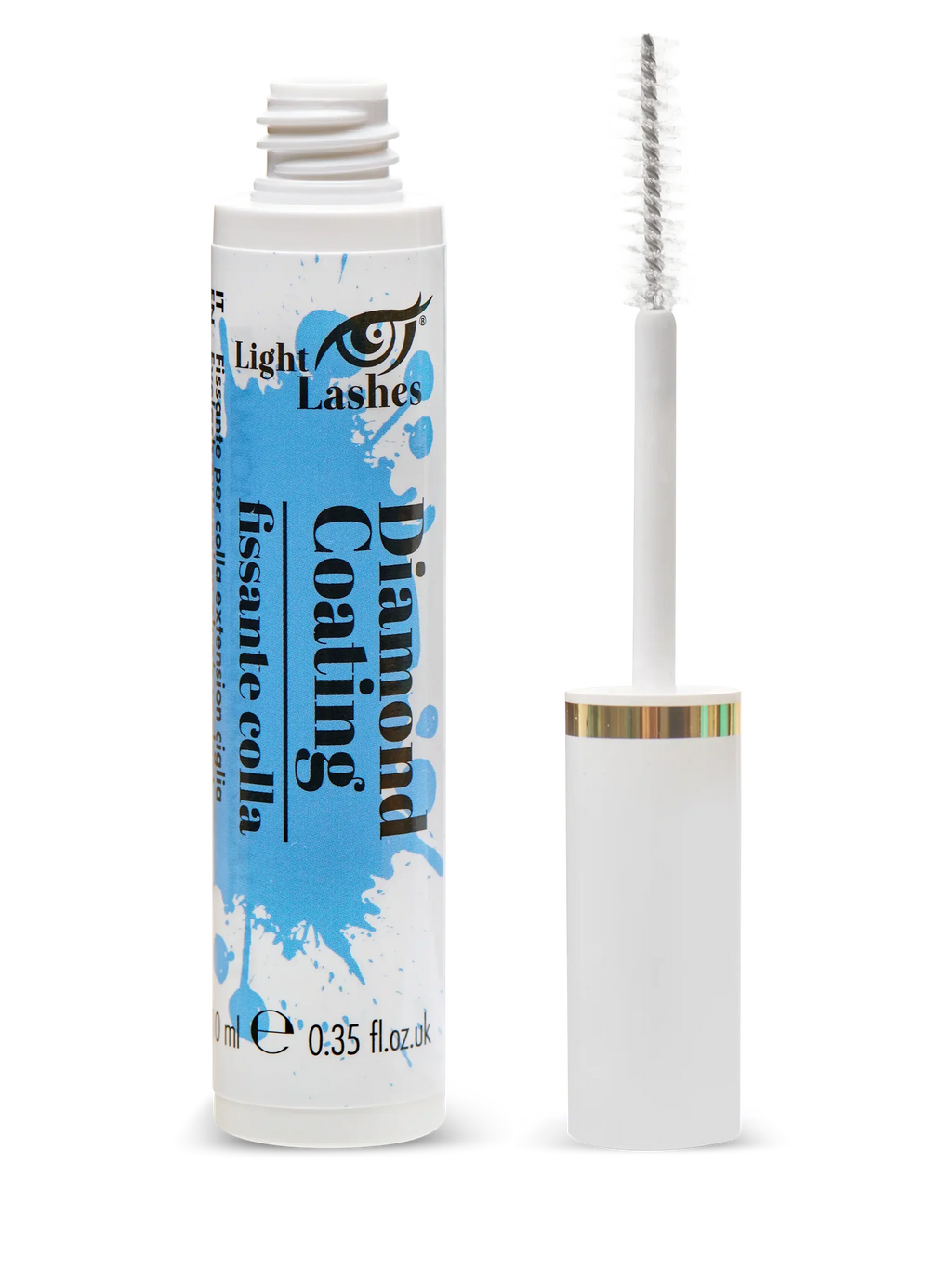 LIGHT LASHES® DIAMOND COATING – Sellador para Adhesivo de Extensiones de Pestañas 10 ml