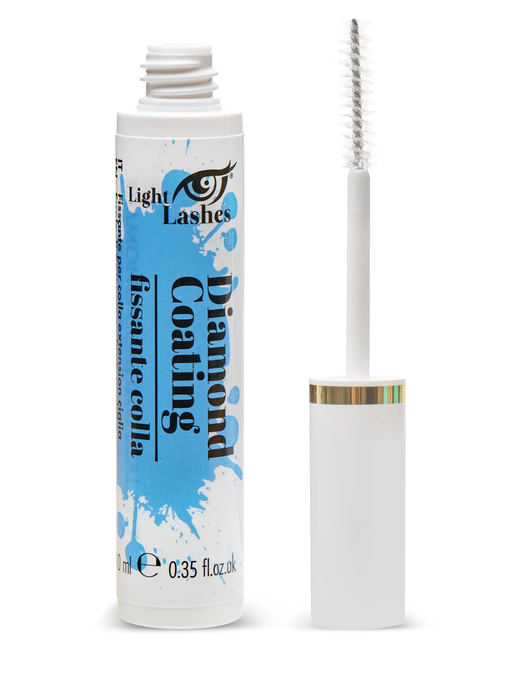 LIGHT LASHES® DIAMOND COATING – Sellador para Adhesivo de Extensiones de Pestañas 10 ml