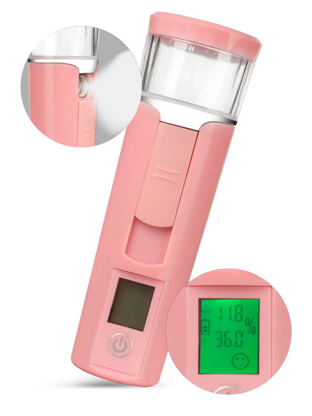 LIGHT LASHES® NANO MISTER – Nano Vaporizador USB Rosa 40 ml