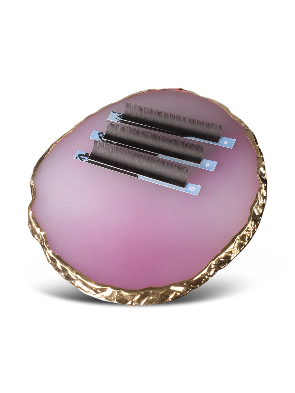 LIGHT LASHES® QUARZO LASH PAD – Soporte de Resina para Extensiones de Pestañas Rosa