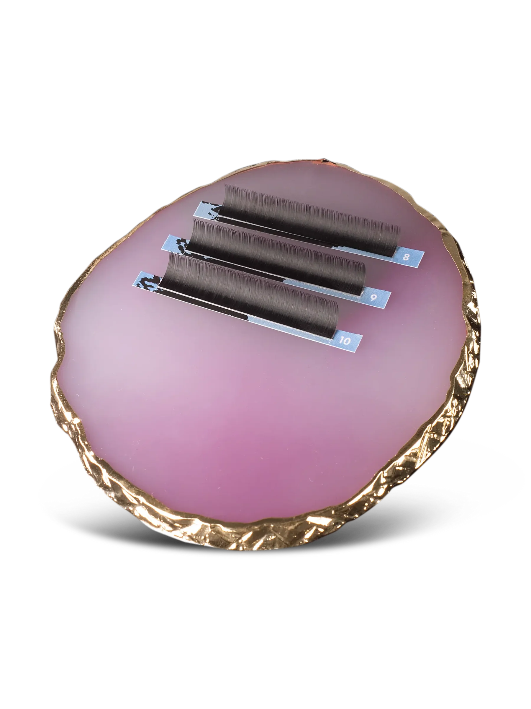 LIGHT LASHES® QUARZO LASH PAD – Soporte de Resina para Extensiones de Pestañas Rosa