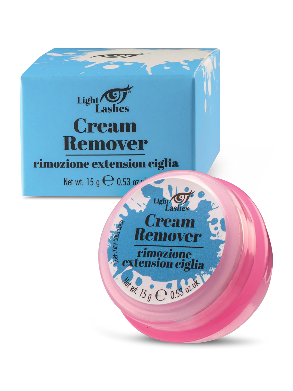 LIGHT LASHES® CREAM REMOVER – Removedor en Crema para Extensiones de Pestañas 15 g