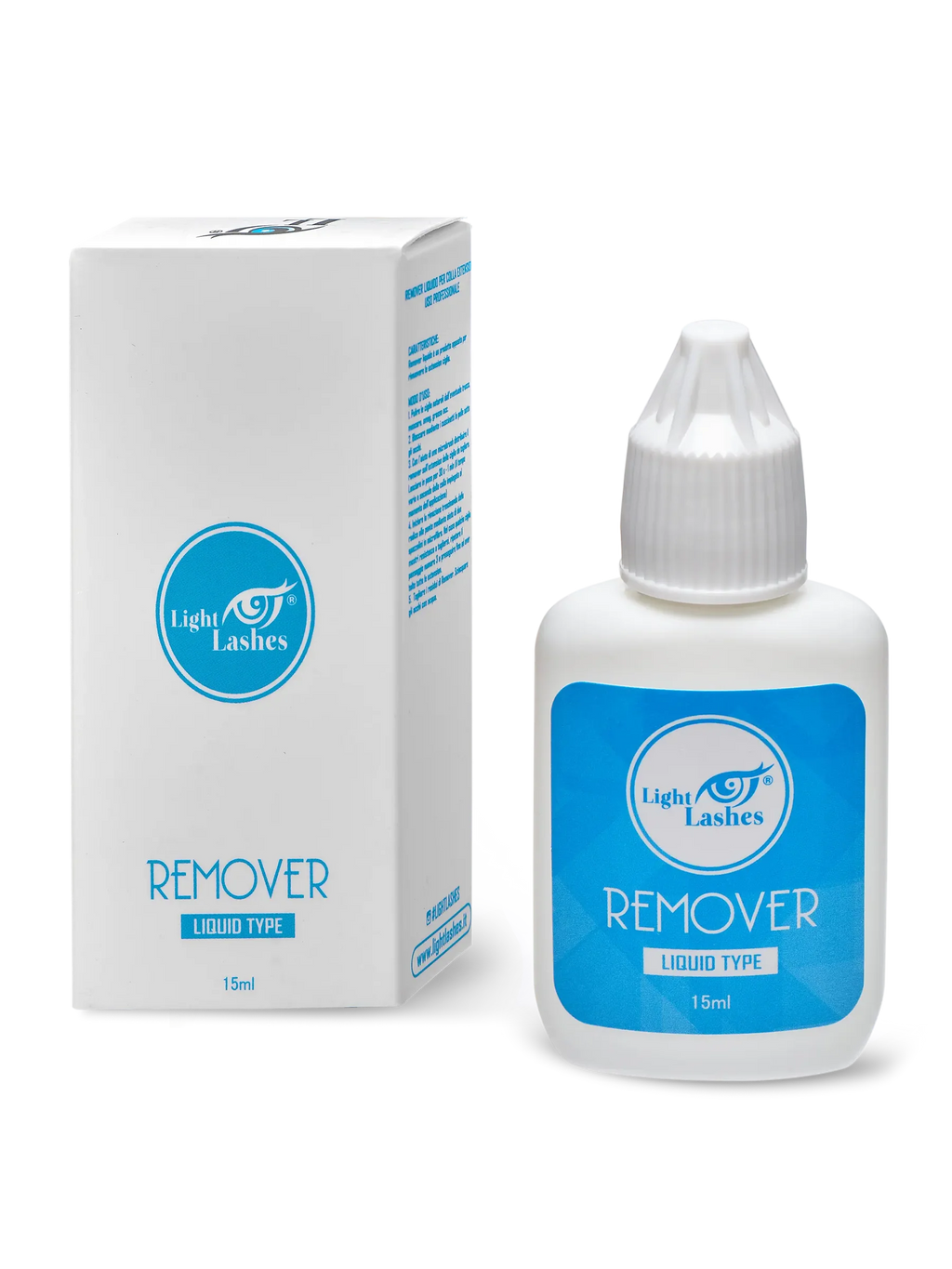 LIGHT LASHES® REMOVER LÍQUIDO – Removedor para Extensiones de Pestañas 15 ml