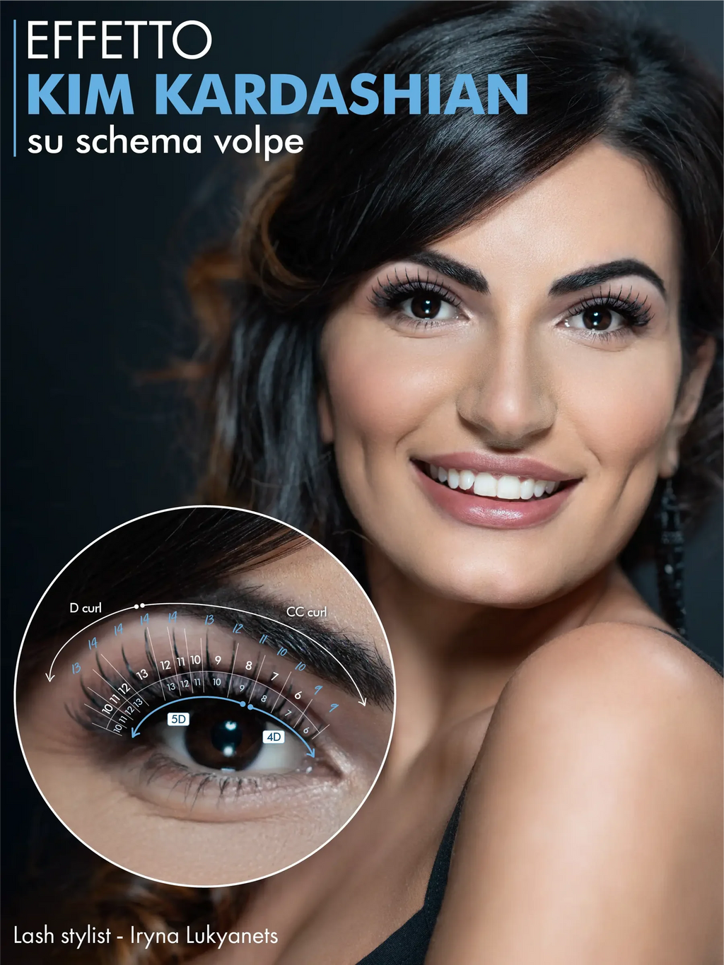 LIGHT LASHES® CHIC VOLUME CC-CURL – Extensiones Black Collection 18 Tiras