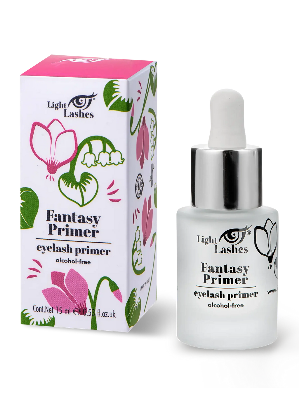 LIGHT LASHES® FANTASY PRIMER – Primer Desengrasante Sin Alcohol 15 ml