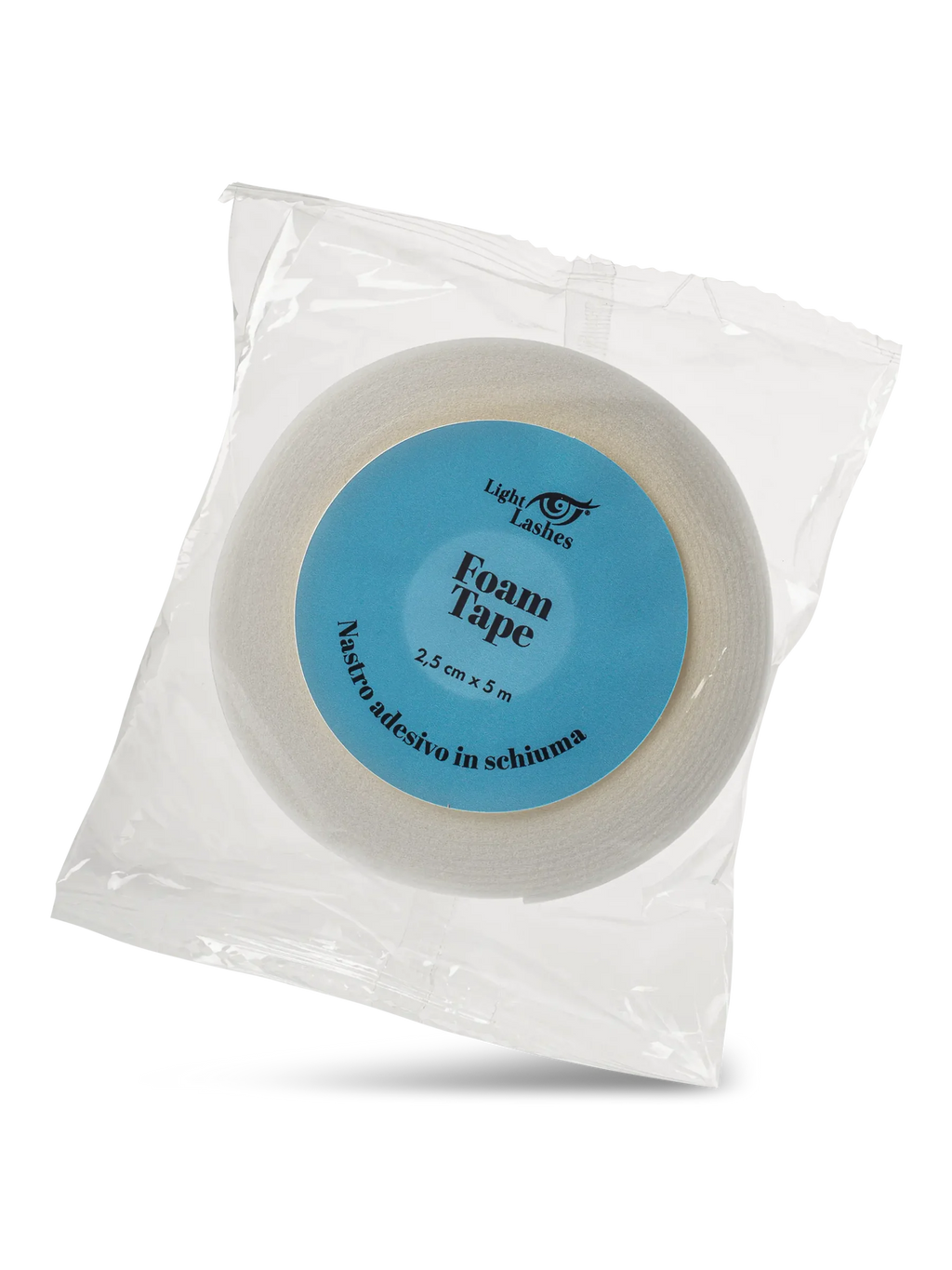 LIGHT LASHES® FOAM TAPE – Cinta Adhesiva de Espuma para Extensiones y Laminación de Pestañas 5 m