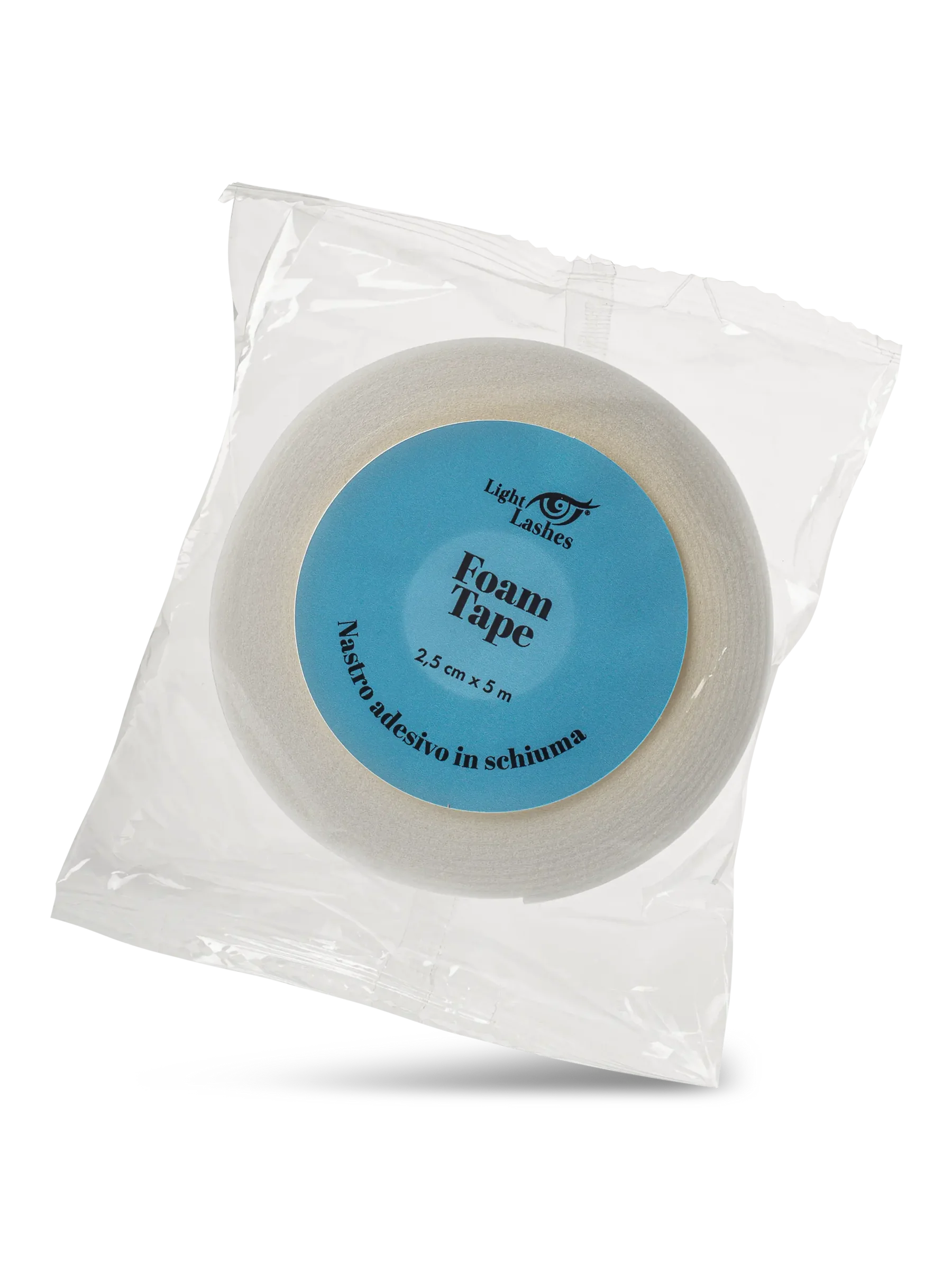 LIGHT LASHES® FOAM TAPE – Cinta Adhesiva de Espuma para Extensiones y Laminación de Pestañas 5 m