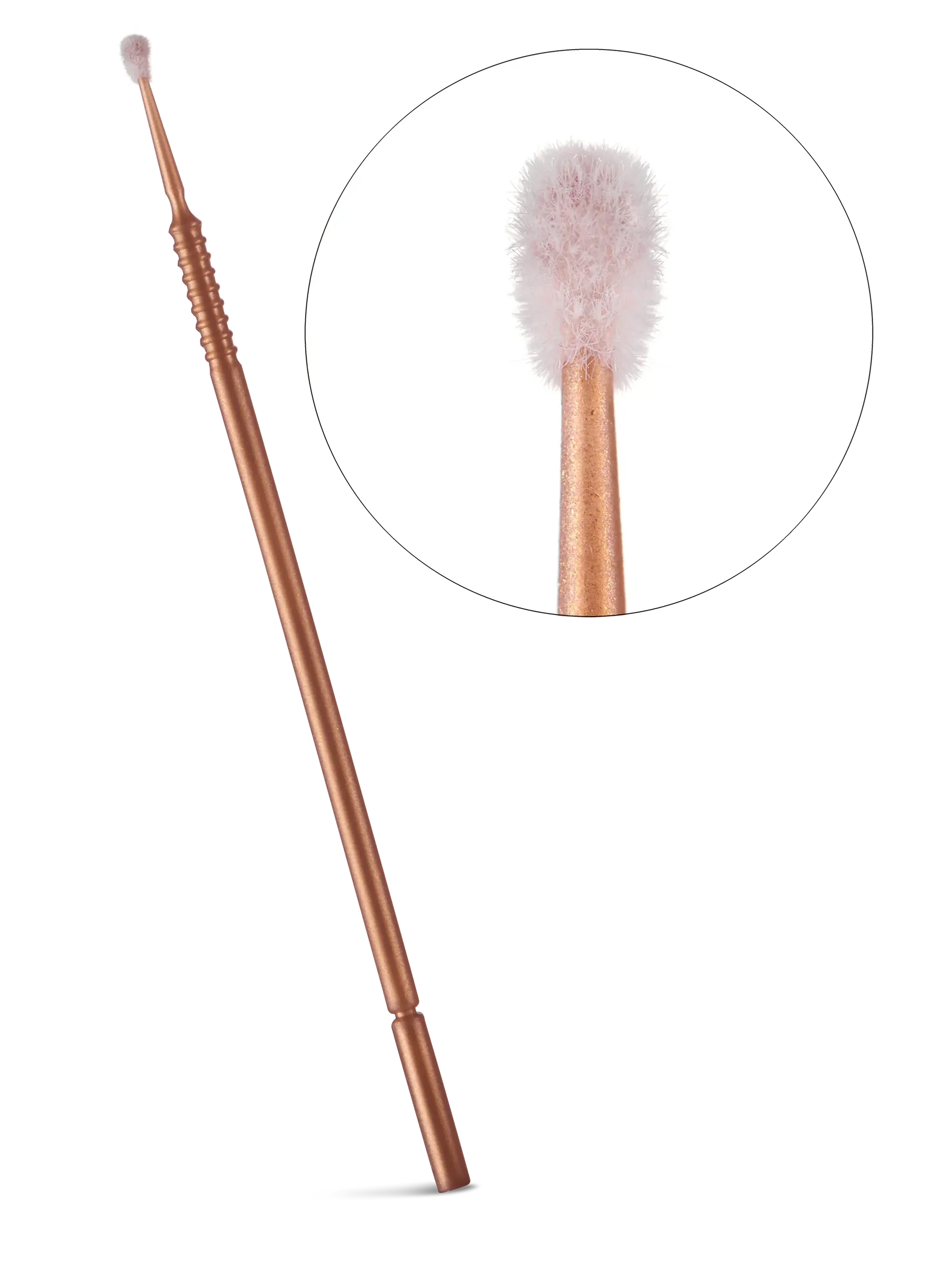 LIGHT LASHES® MICROBRUSH L – Microaplicadores Profesionales Punta Ancha Redondeada 2 mm – 100 uds.