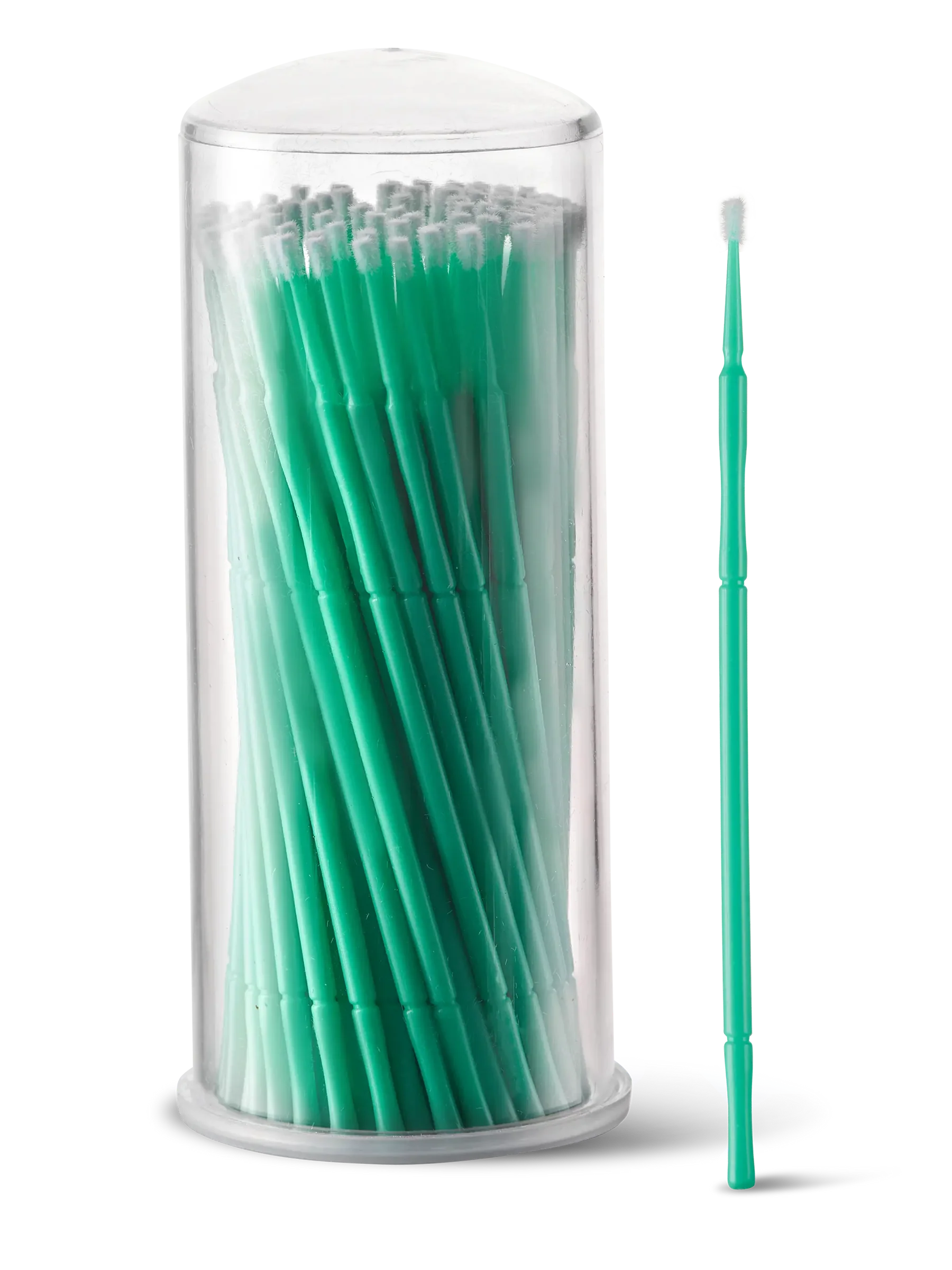 LIGHT LASHES® MICROBRUSH M – Microaplicadores Profesionales Punta Media Redondeada 1,5 mm – 100 uds.