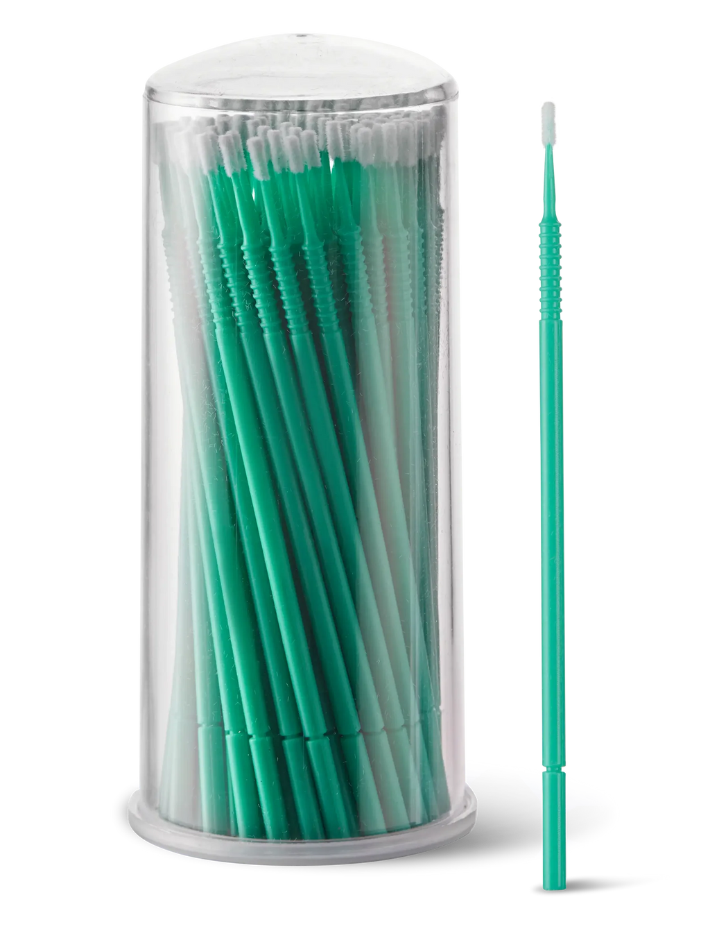 LIGHT LASHES® MICROBRUSH M FLAT – Microaplicadores Profesionales Punta Plana Alargada 5 mm – 100 uds.