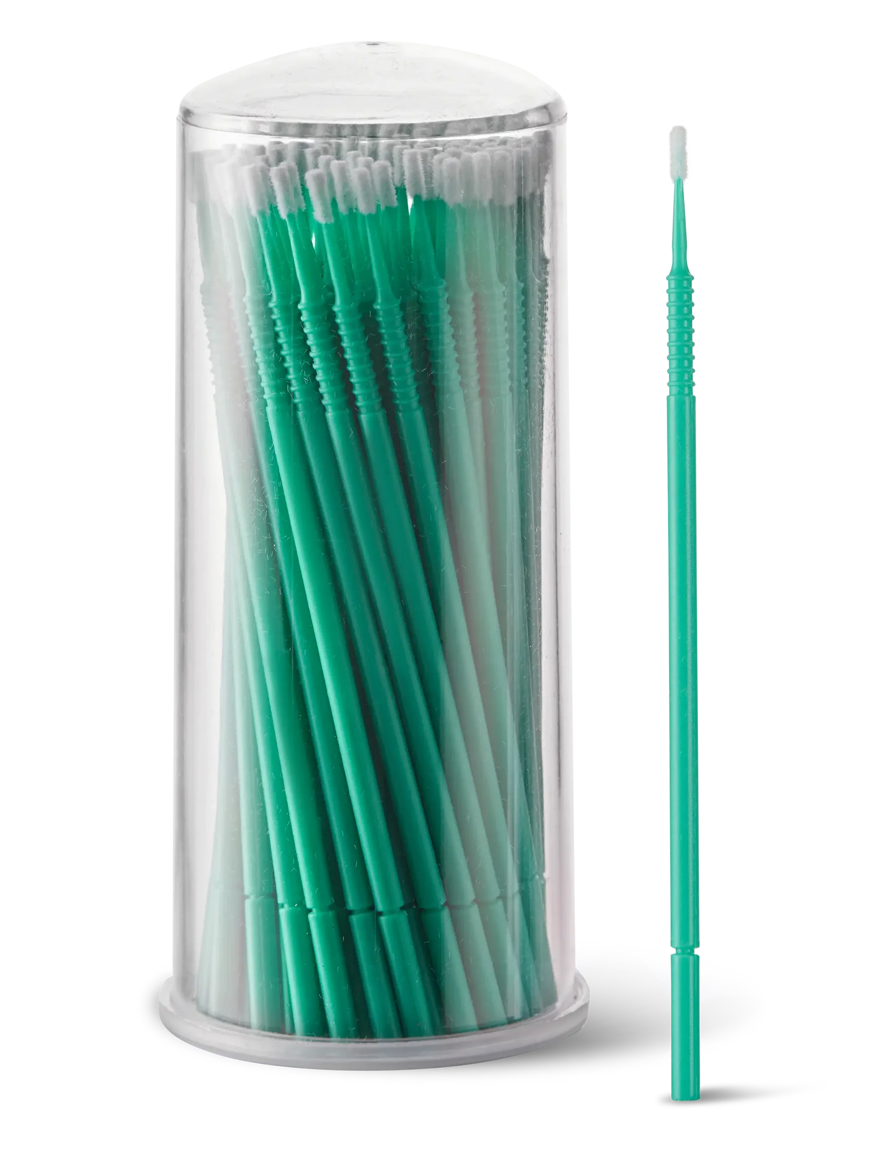 LIGHT LASHES® MICROBRUSH M FLAT – Microaplicadores Profesionales Punta Plana Alargada 5 mm – 100 uds.
