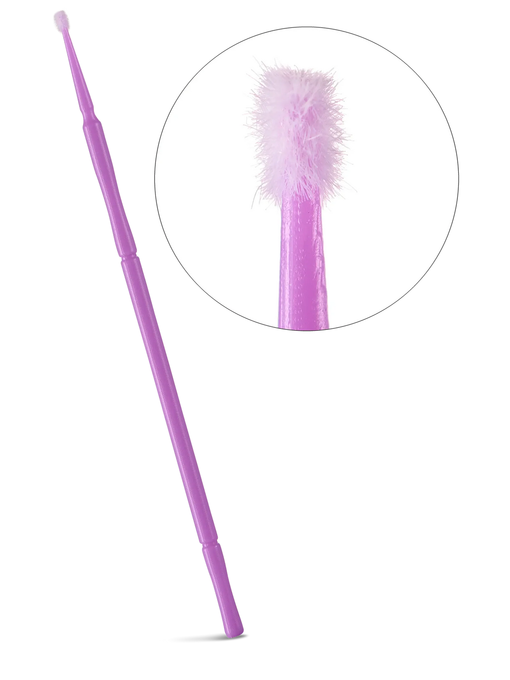 LIGHT LASHES® MICROBRUSH S – Microaplicadores Profesionales Punta Fina Redondeada 1 mm – 100 uds.