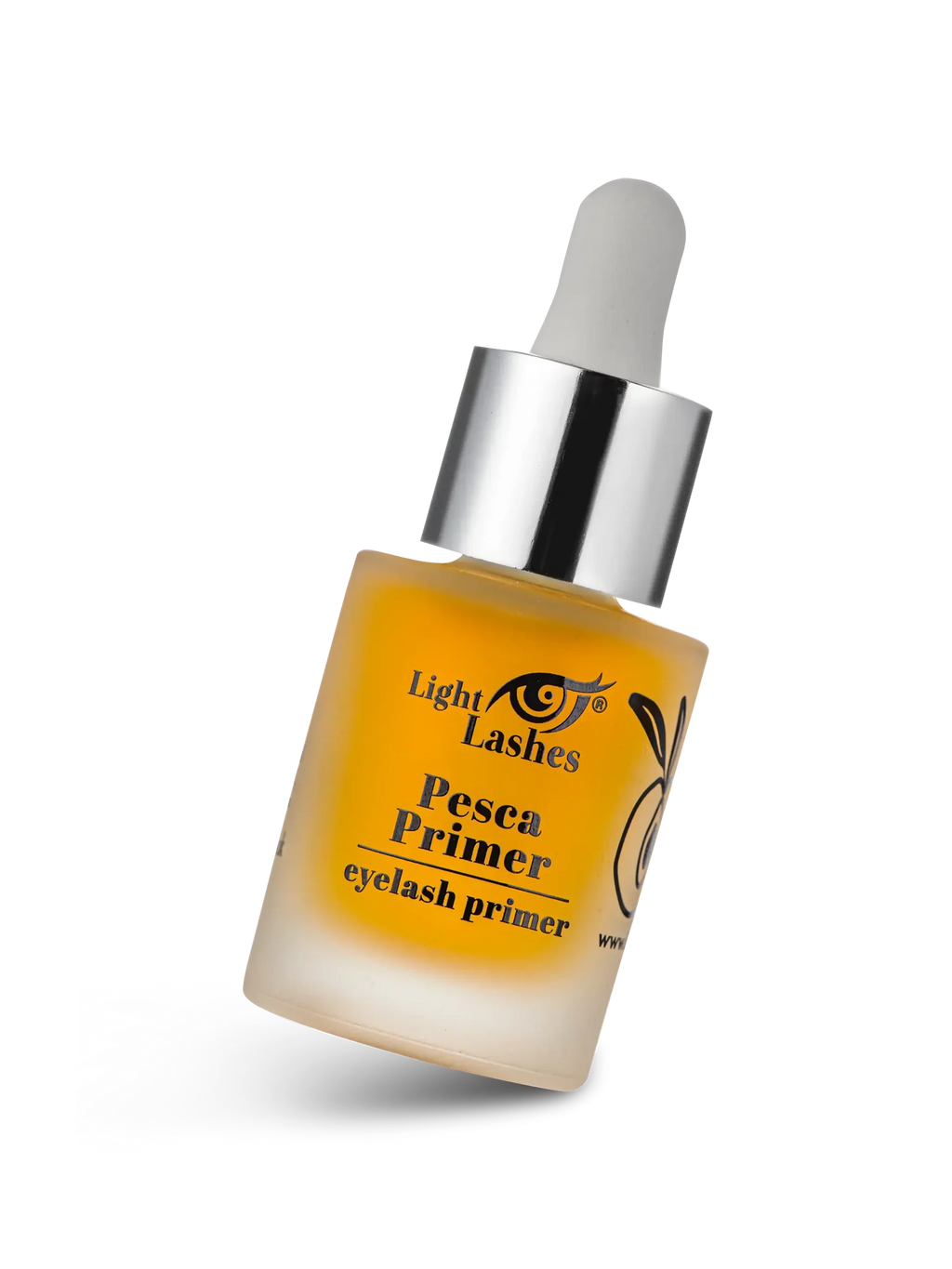 LIGHT LASHES® PESCA PRIMER – Primer Desengrasante Aroma Melocotón 15 ml