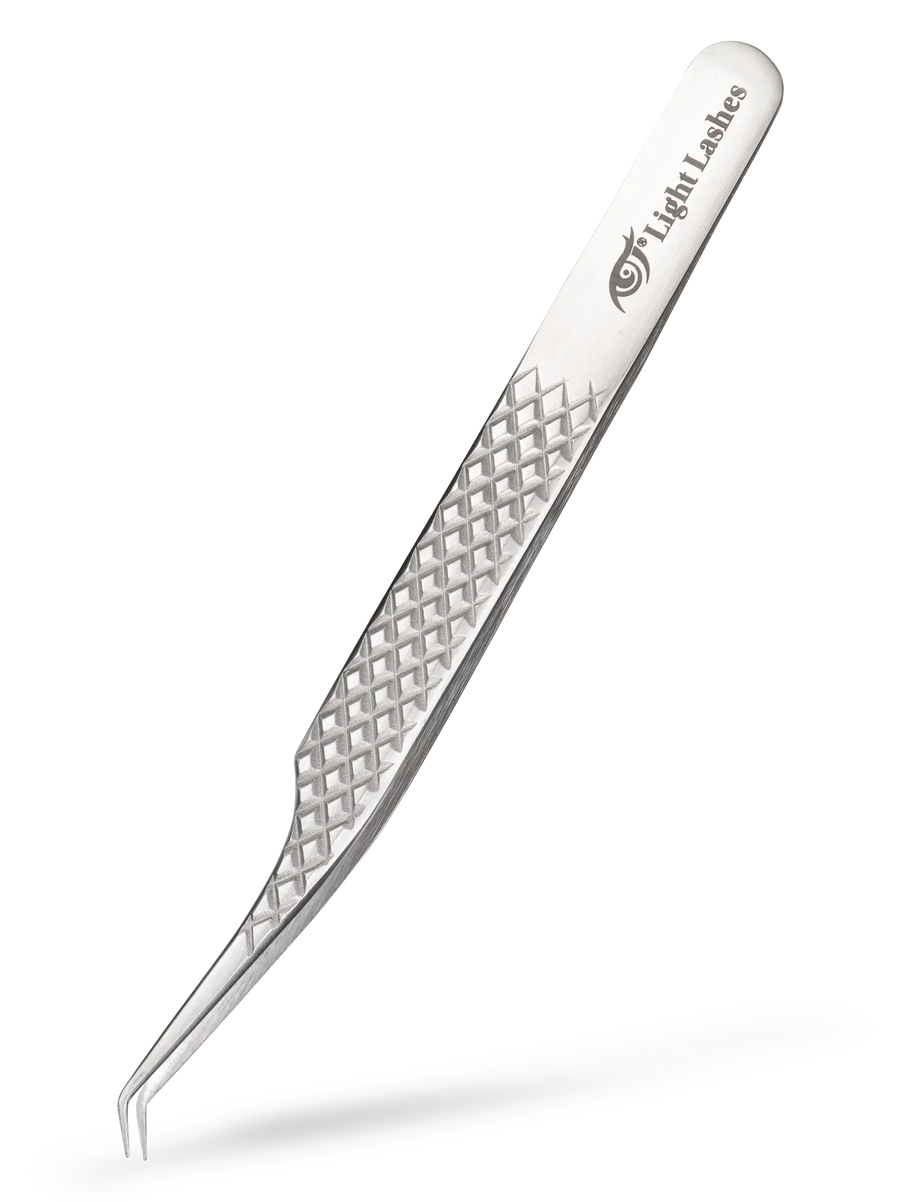 LIGHT LASHES® 45 GRADI – Pinza Profesional 45° para Extensiones de Pestañas 12 cm