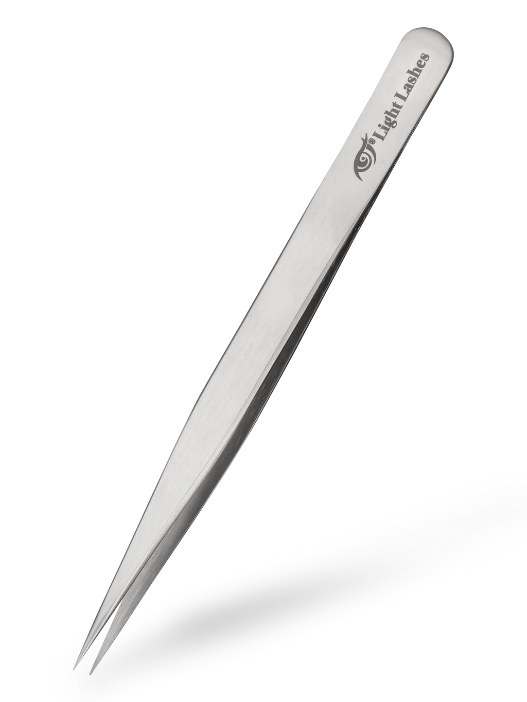 LIGHT LASHES® PUNTA RECTA – Pinza Profesional para Extensiones de Pestañas 12 cm
