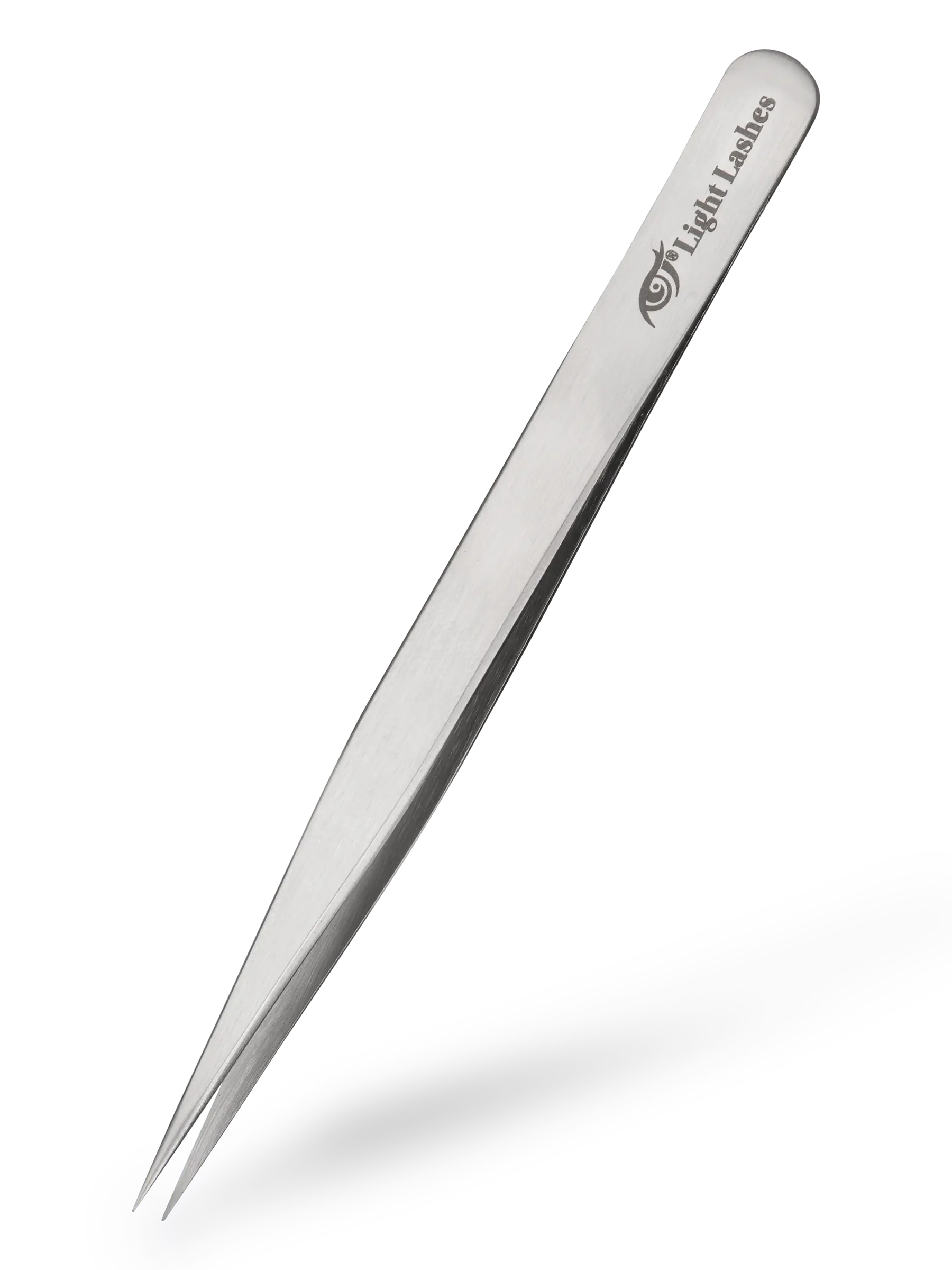 LIGHT LASHES® PUNTA RECTA – Pinza Profesional para Extensiones de Pestañas 12 cm