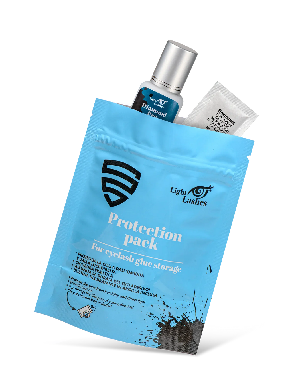 LIGHT LASHES® PROTECTION PACK – Fundas Protectoras para Conservar Adhesivos de Extensiones – 5 uds.