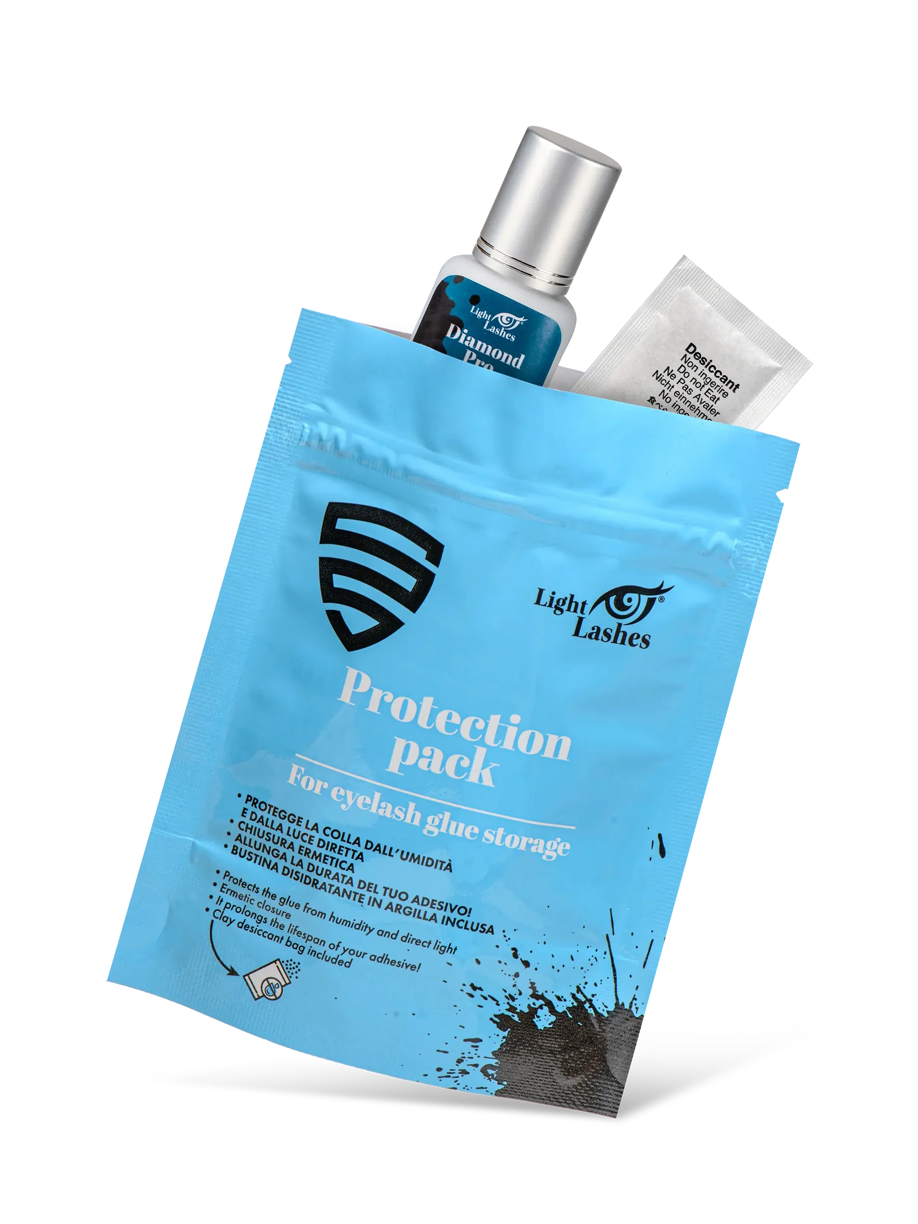 LIGHT LASHES® PROTECTION PACK – Fundas Protectoras para Conservar Adhesivos de Extensiones – 5 uds.