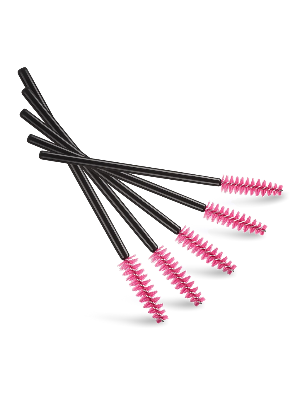 LIGHT LASHES® SPAZZOLINI MASCARA CLASSICI – Cepillos Clásicos para Pestañas Fucsia – 25 uds.