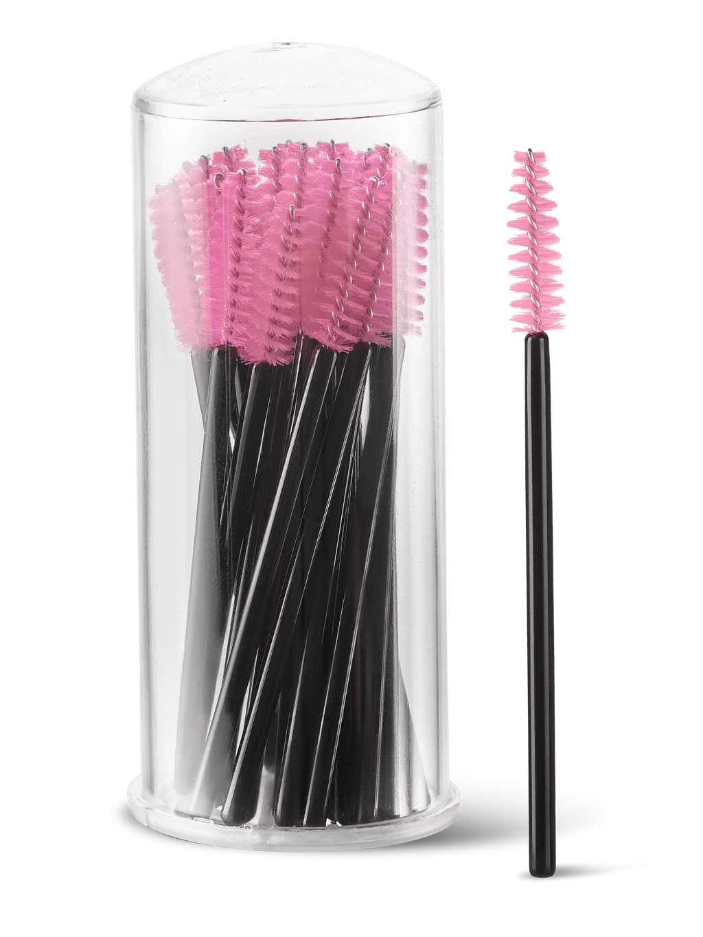 LIGHT LASHES® SPAZZOLINI MASCARA CLASSICI – Cepillos Clásicos para Pestañas Rosa – 25 uds.