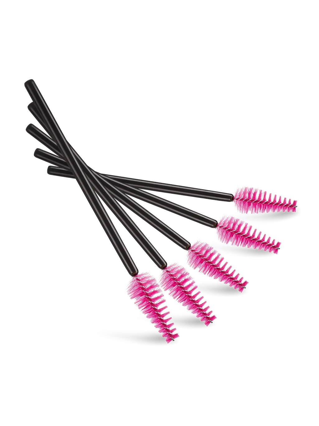 LIGHT LASHES® SPAZZOLINI MASCARA CONICI – Cepillos Cónicos para Pestañas Fucsia – 25 uds.