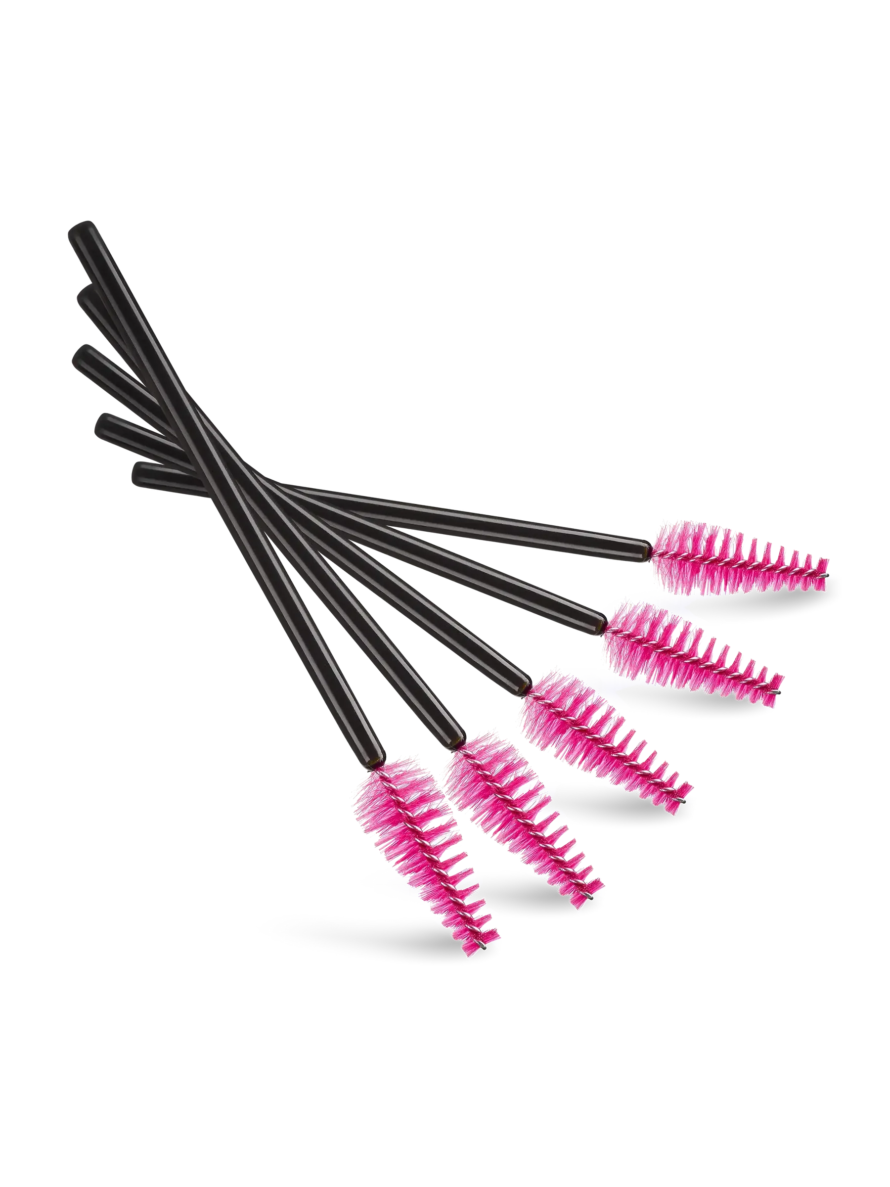 LIGHT LASHES® SPAZZOLINI MASCARA CONICI – Cepillos Cónicos para Pestañas Fucsia – 25 uds.