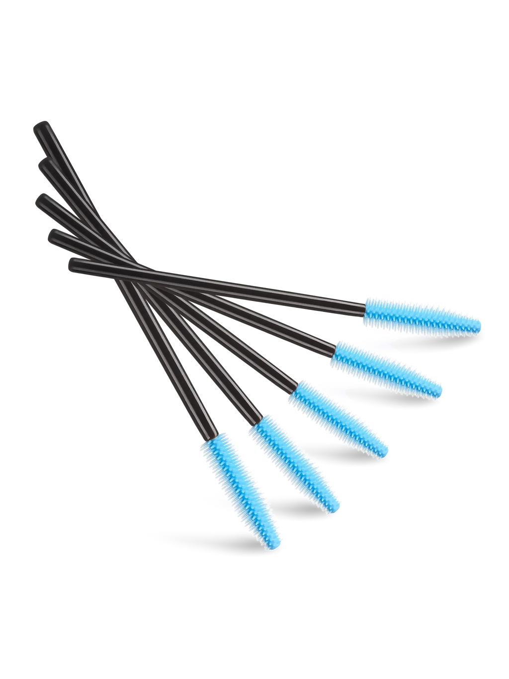 LIGHT LASHES® SPAZZOLINI MASCARA IN SILICONE – Cepillos de Silicona para Pestañas y Cejas Azul – 50 uds.