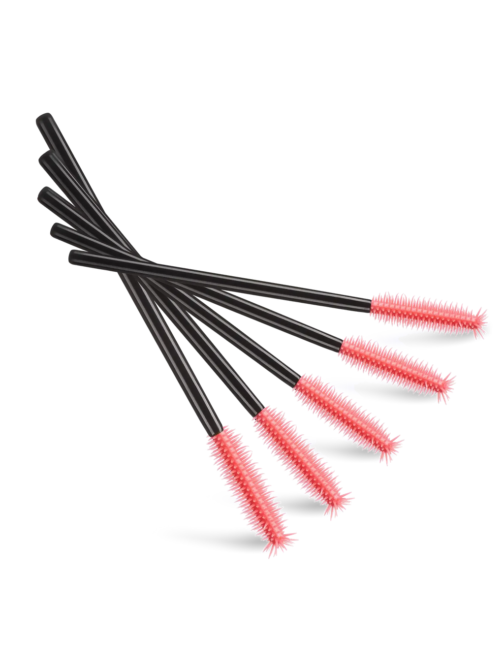 LIGHT LASHES® SPAZZOLINI MASCARA IN SILICONE – Cepillos de Silicona para Pestañas y Cejas Rojo – 50 uds.
