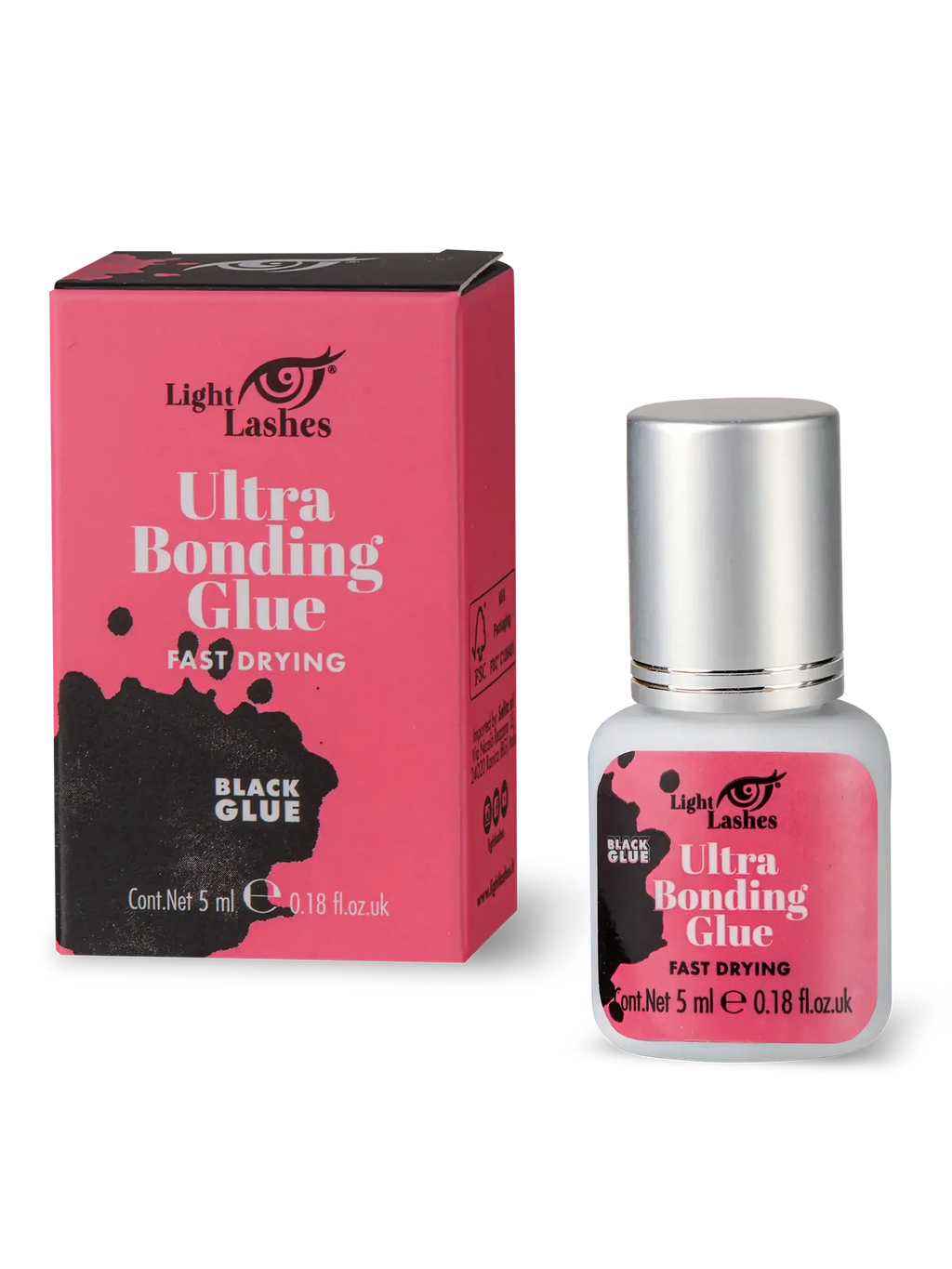 LIGHT LASHES® ULTRA BONDING – Adhesivo Profesional para Extensiones de Pestañas 5 ml / 10 ml