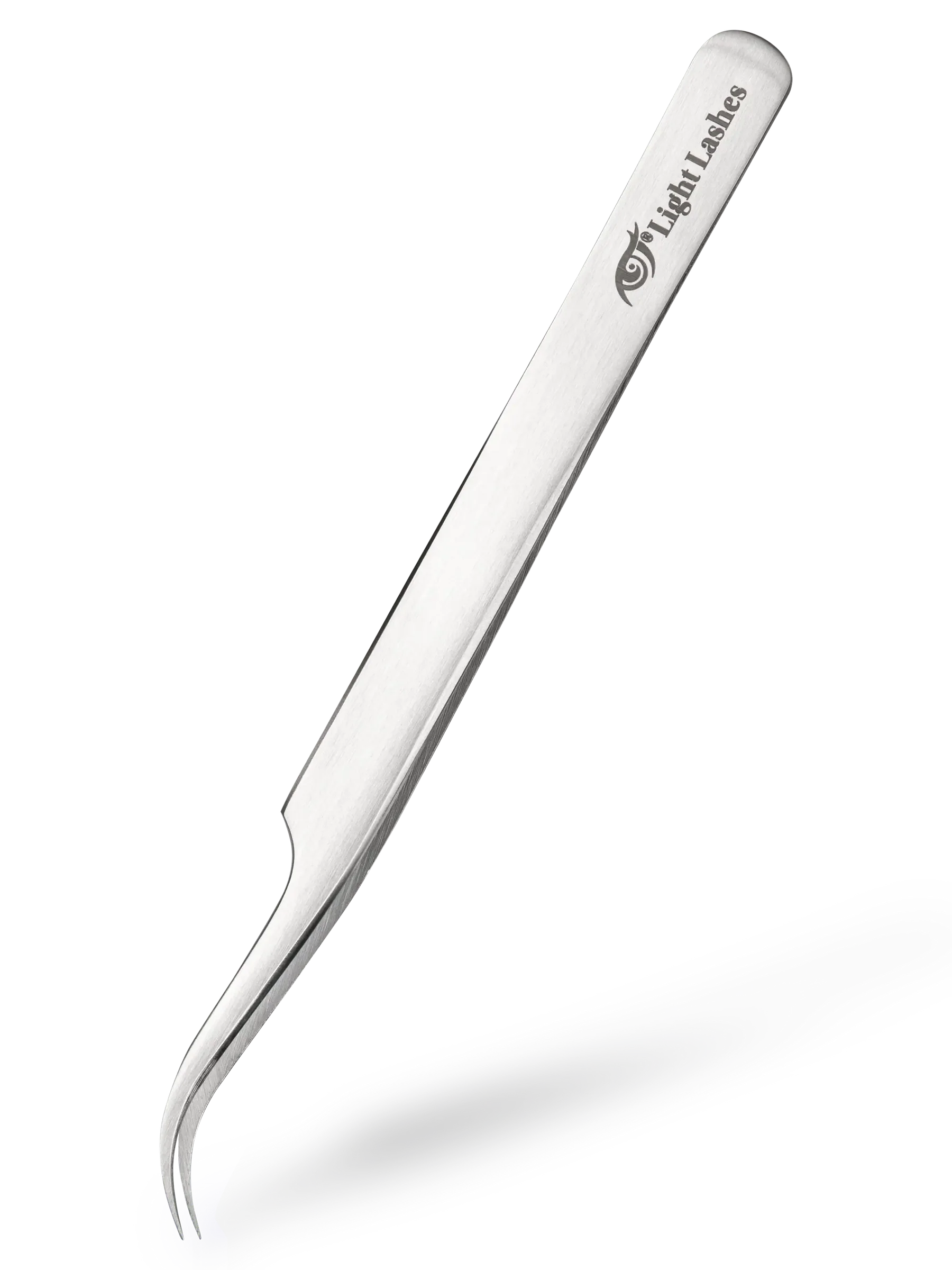 LIGHT LASHES® PUNTA CURVA – Pinza Profesional Curva para Extensiones de Pestañas 12,6 cm