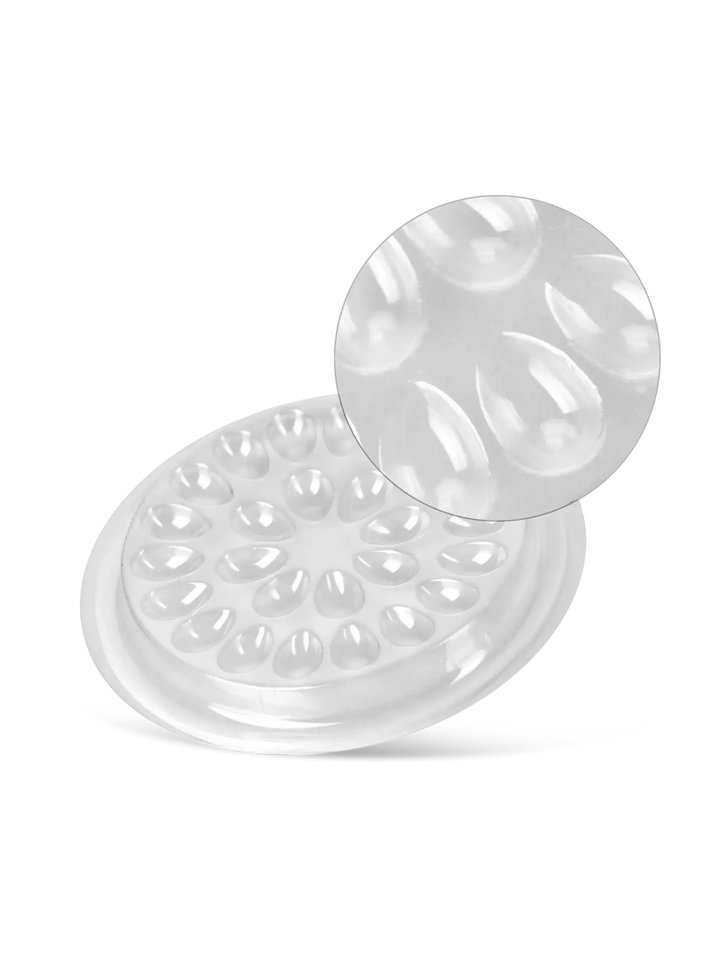 LIGHT LASHES® SUNFLOWER BLANCO – Soporte Desechable para Adhesivo de Extensiones – 3 uds.