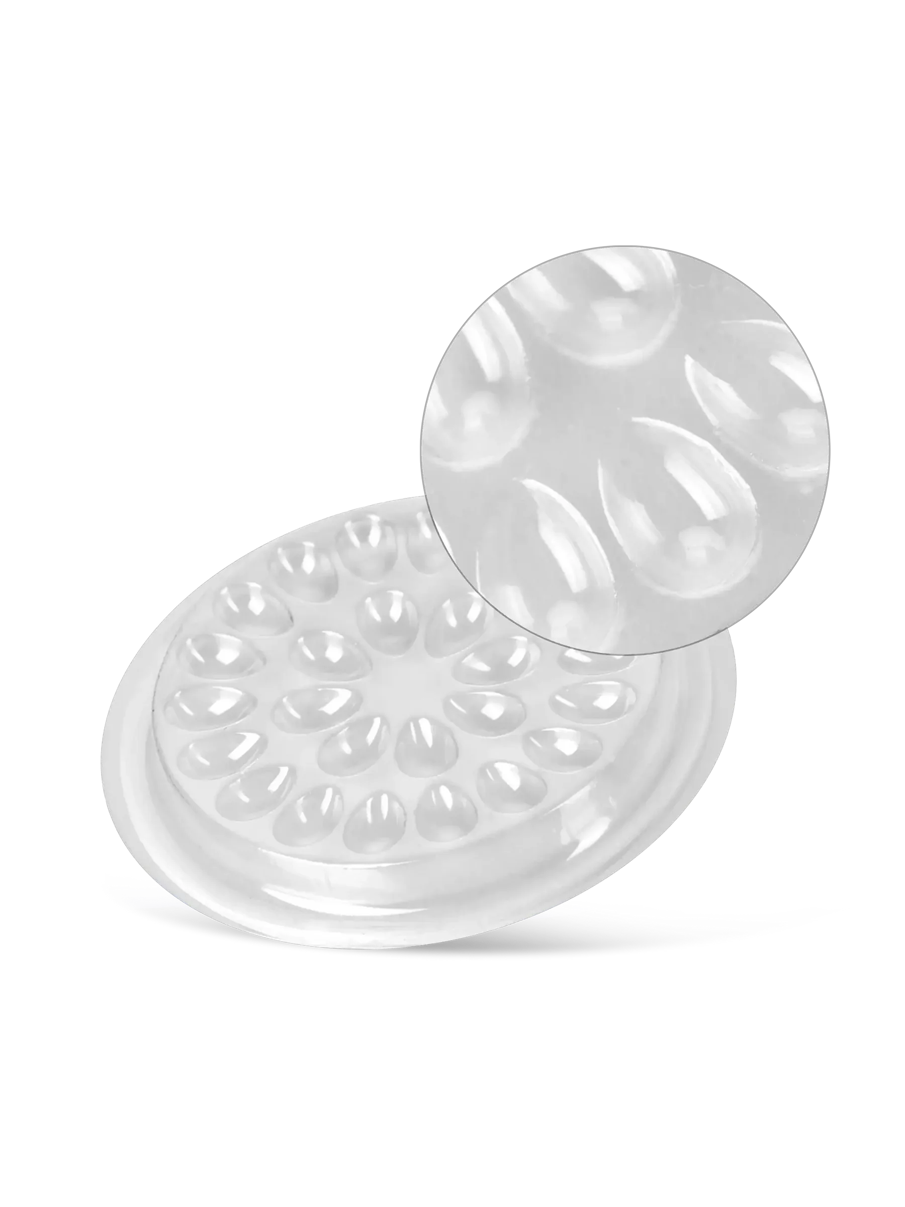 LIGHT LASHES® SUNFLOWER BLANCO – Soporte Desechable para Adhesivo de Extensiones – 3 uds.