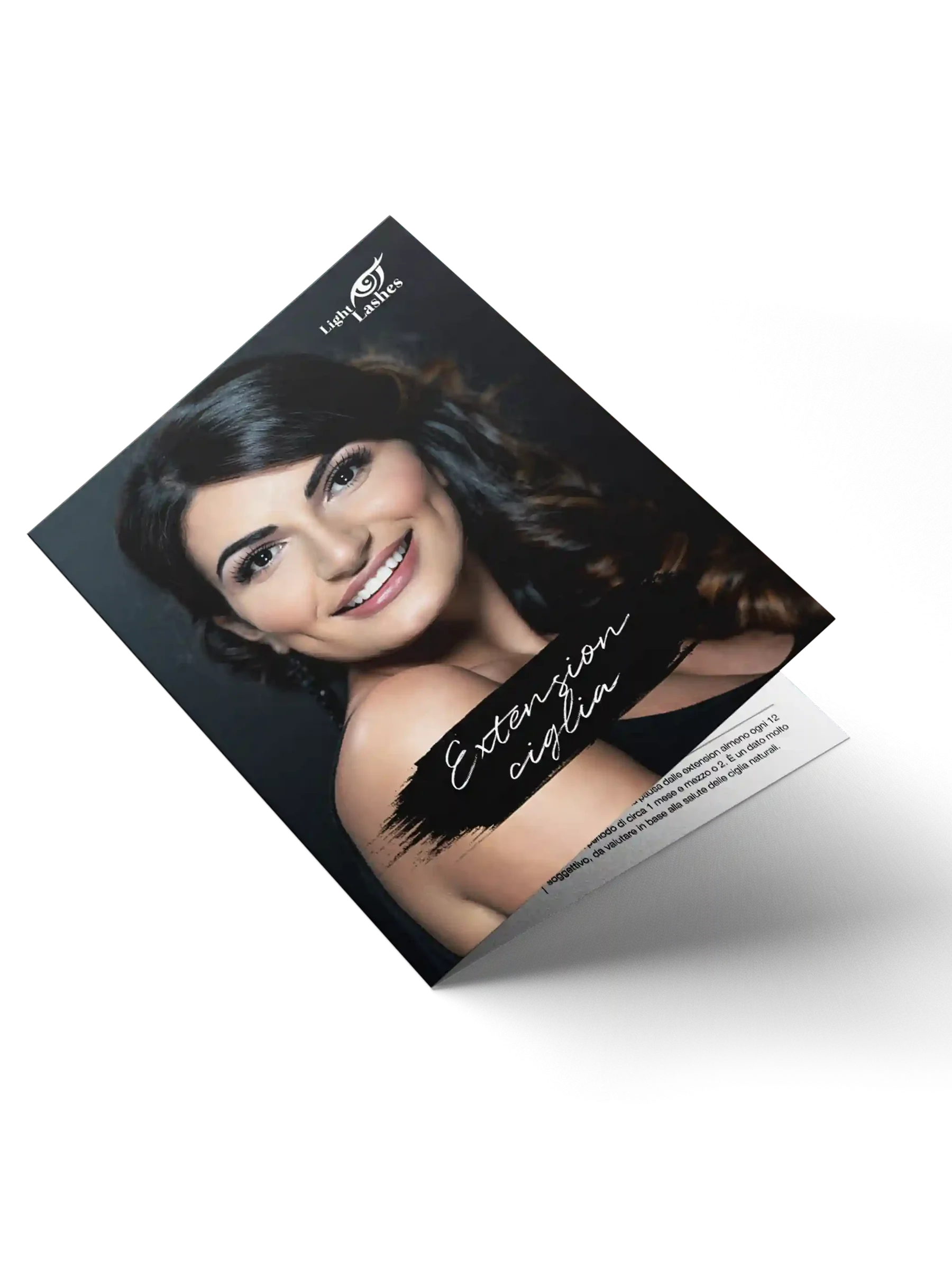 LIGHT LASHES® FOLLETOS PUBLICITARIOS – Extensiones de Pestañas – 50 uds.