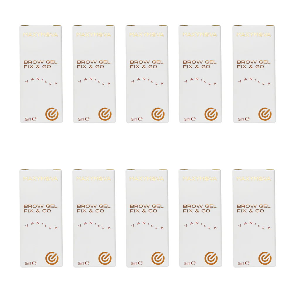 Set de 10 Brow Gel Fix&Go 5 ml Maxymova